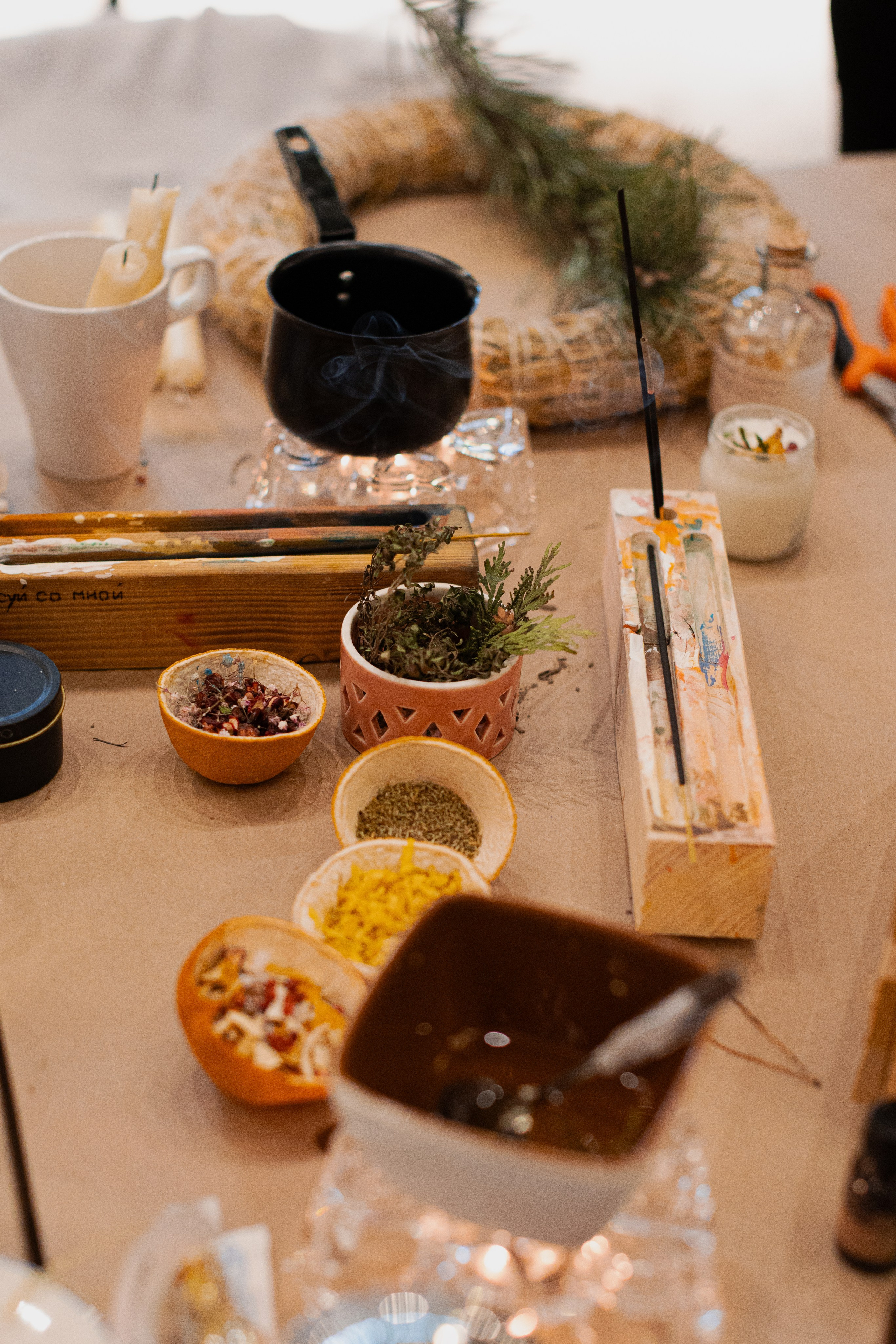 Мк свечи и венок (новогодний корпоратив). Анастасия Ракчеева Художник