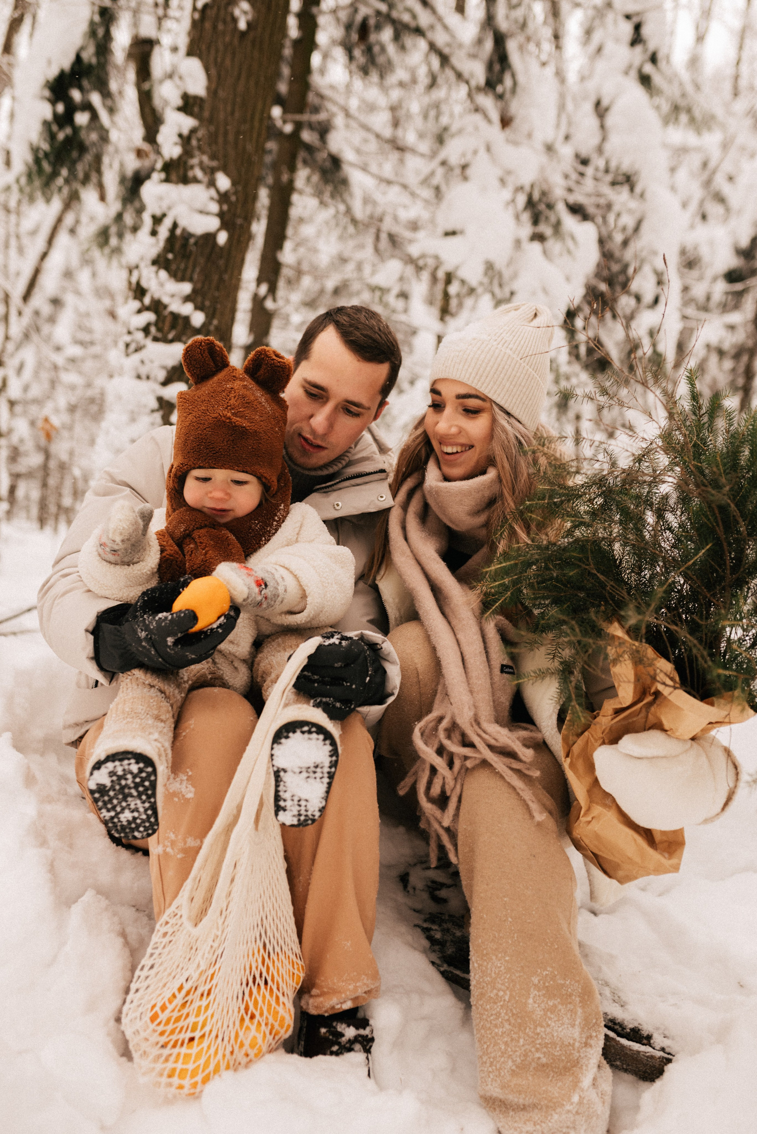 Зимняя уличная. Семейный, индивидуальный, контент фотограф Москва