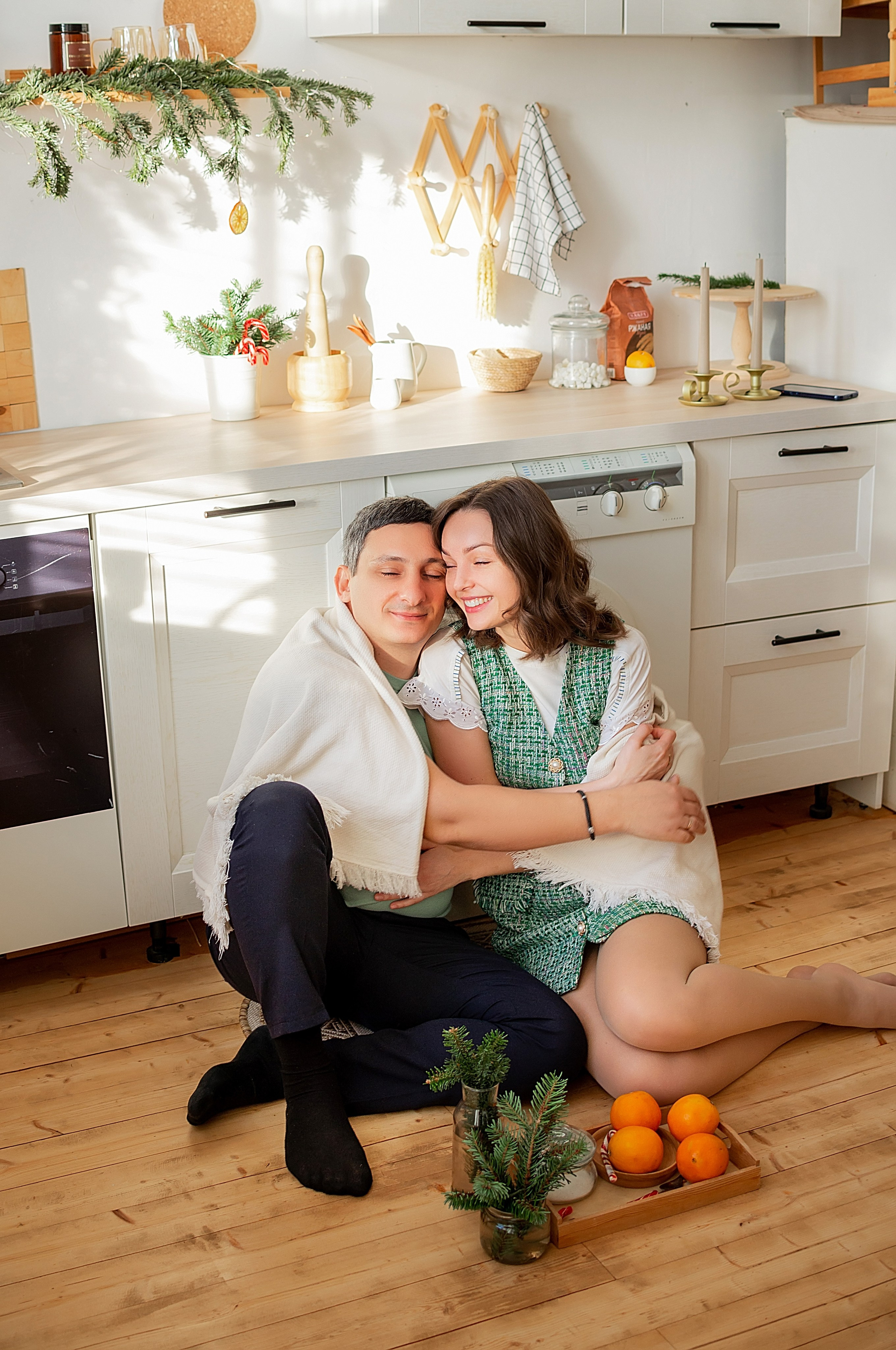 Новогодняя семейная фотосессия в Краснодаре 2023-2024. Фотограф новорожденных Краснодар Малышенко Надежда