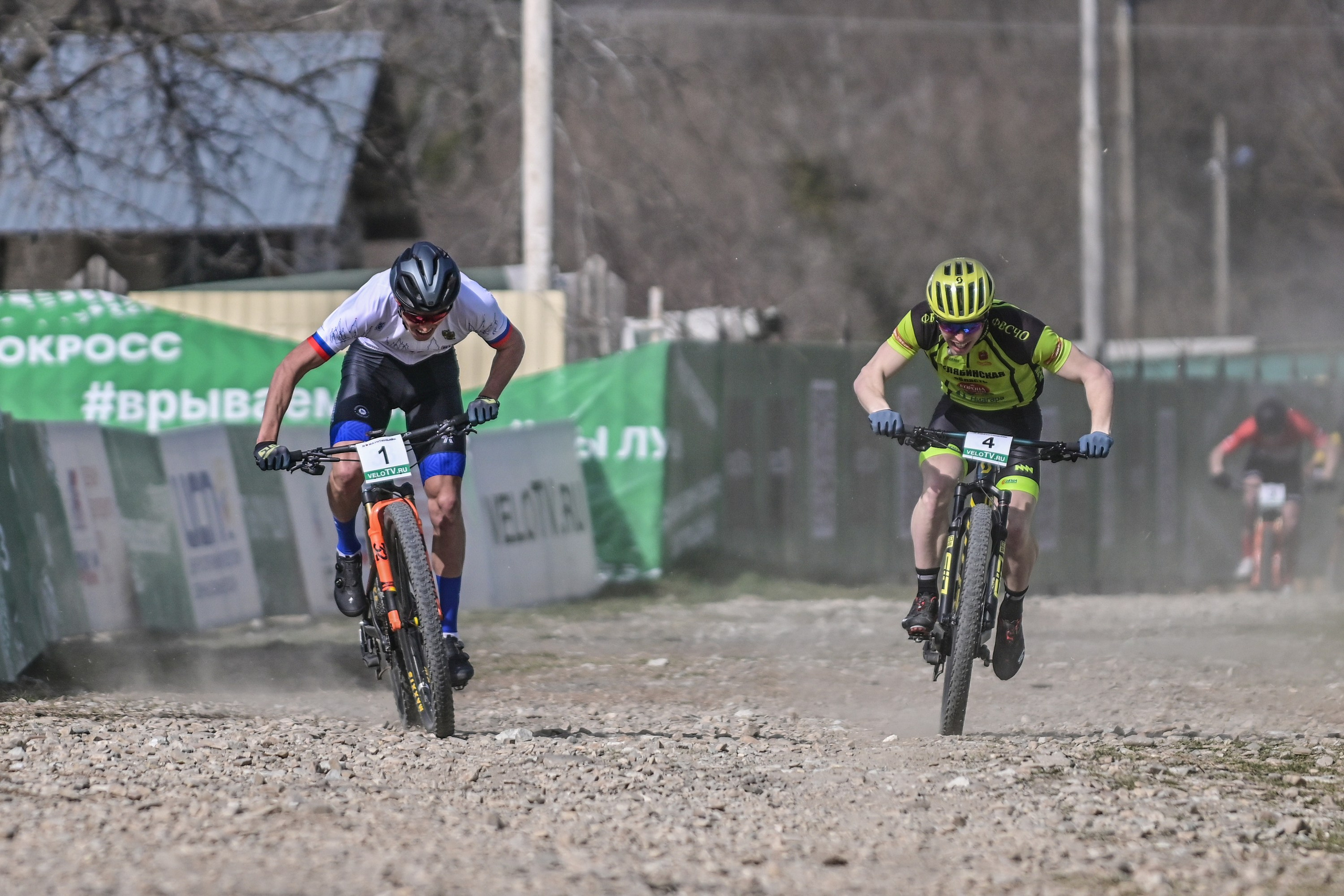 Маунтинбайк, кросс-кантри в Архипо-Осиповке 16 марта 2025. Спортивный фотограф, фотожурналист Павел Ларькин