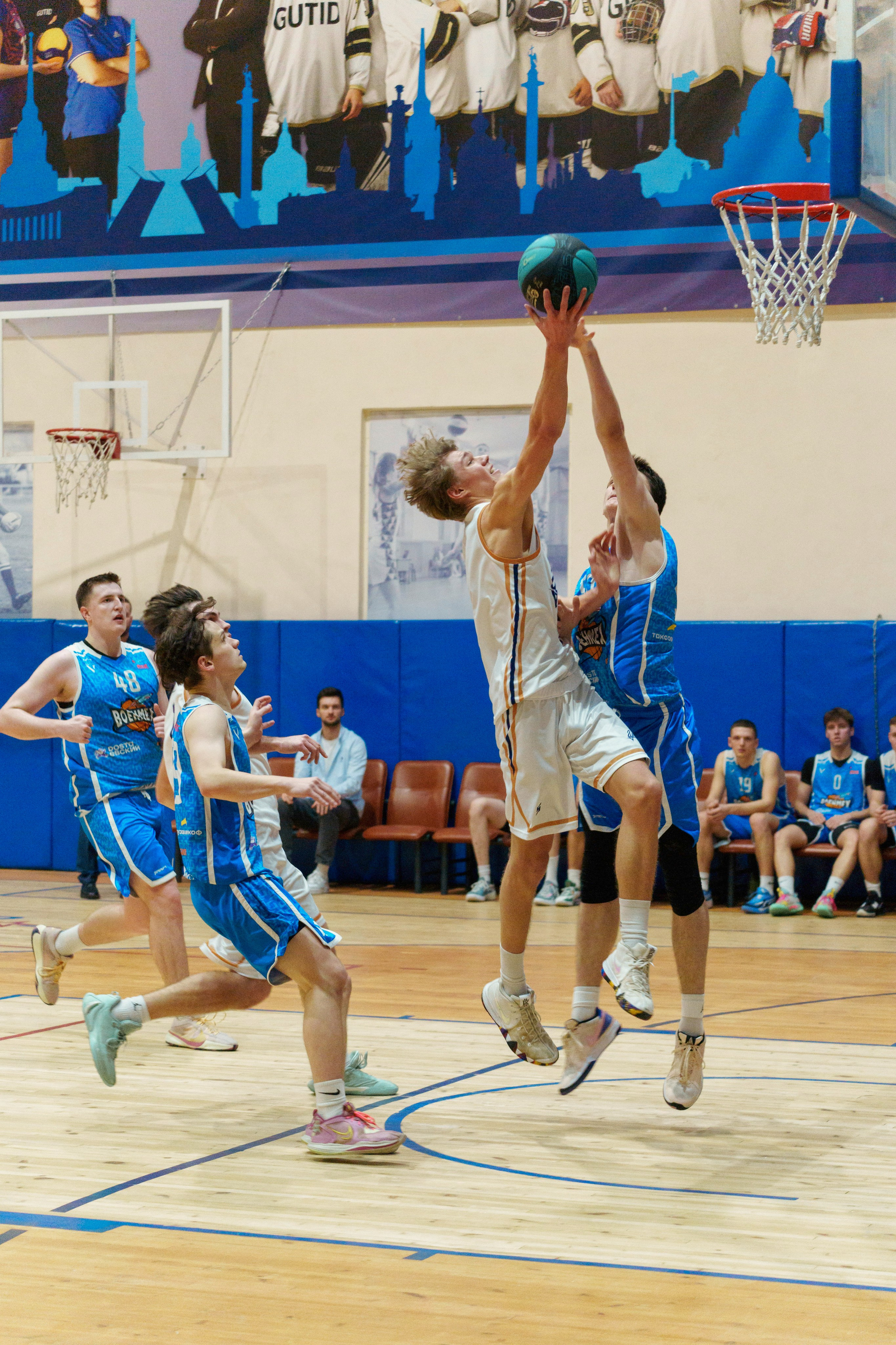 Баскетбол ГУТИД и ВОЕНМЕХ. Фотограф в Санкт-Петербурге Ибрагимова Алина