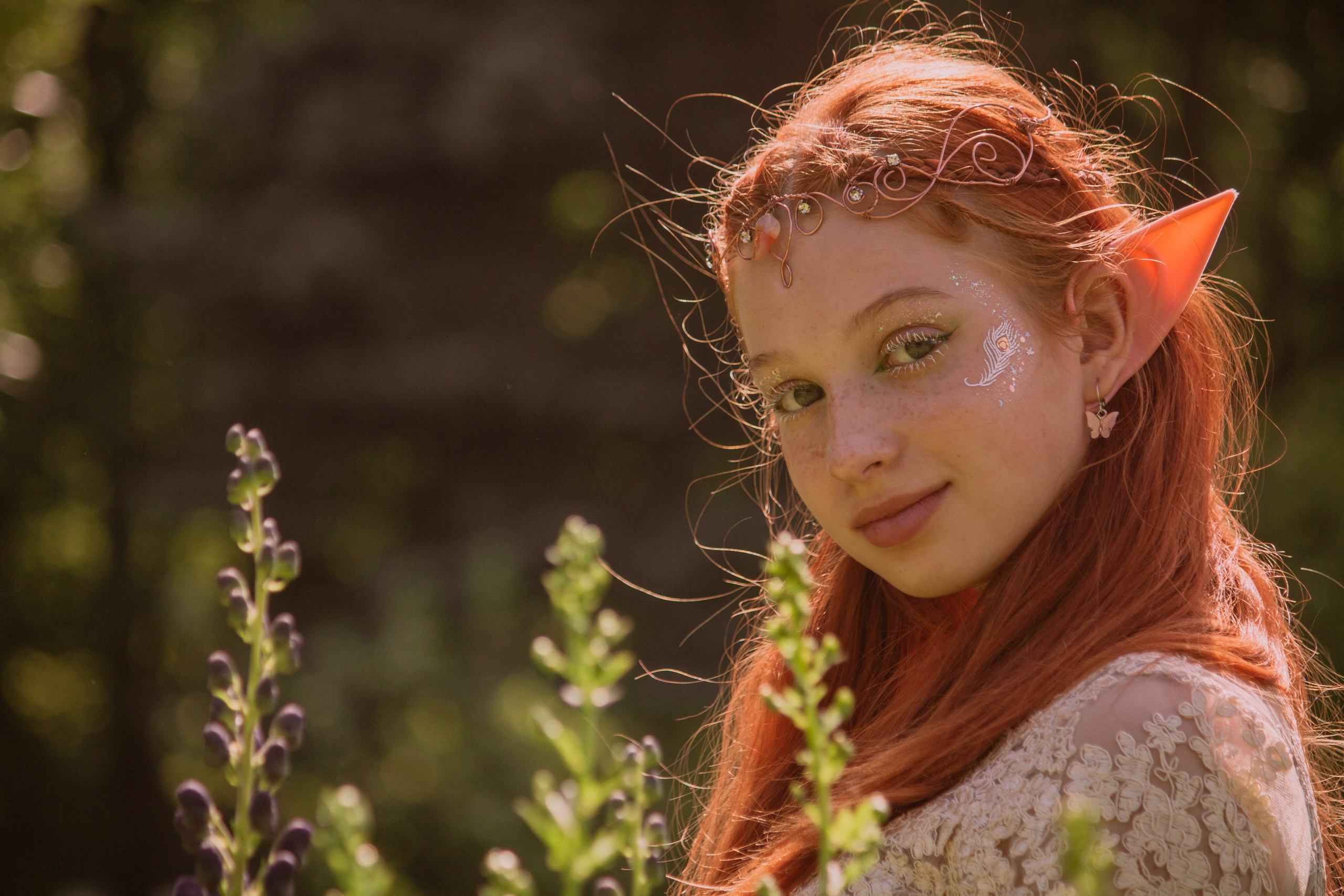 В саду. Создадим шедевр? Виталина и её фотоискусство