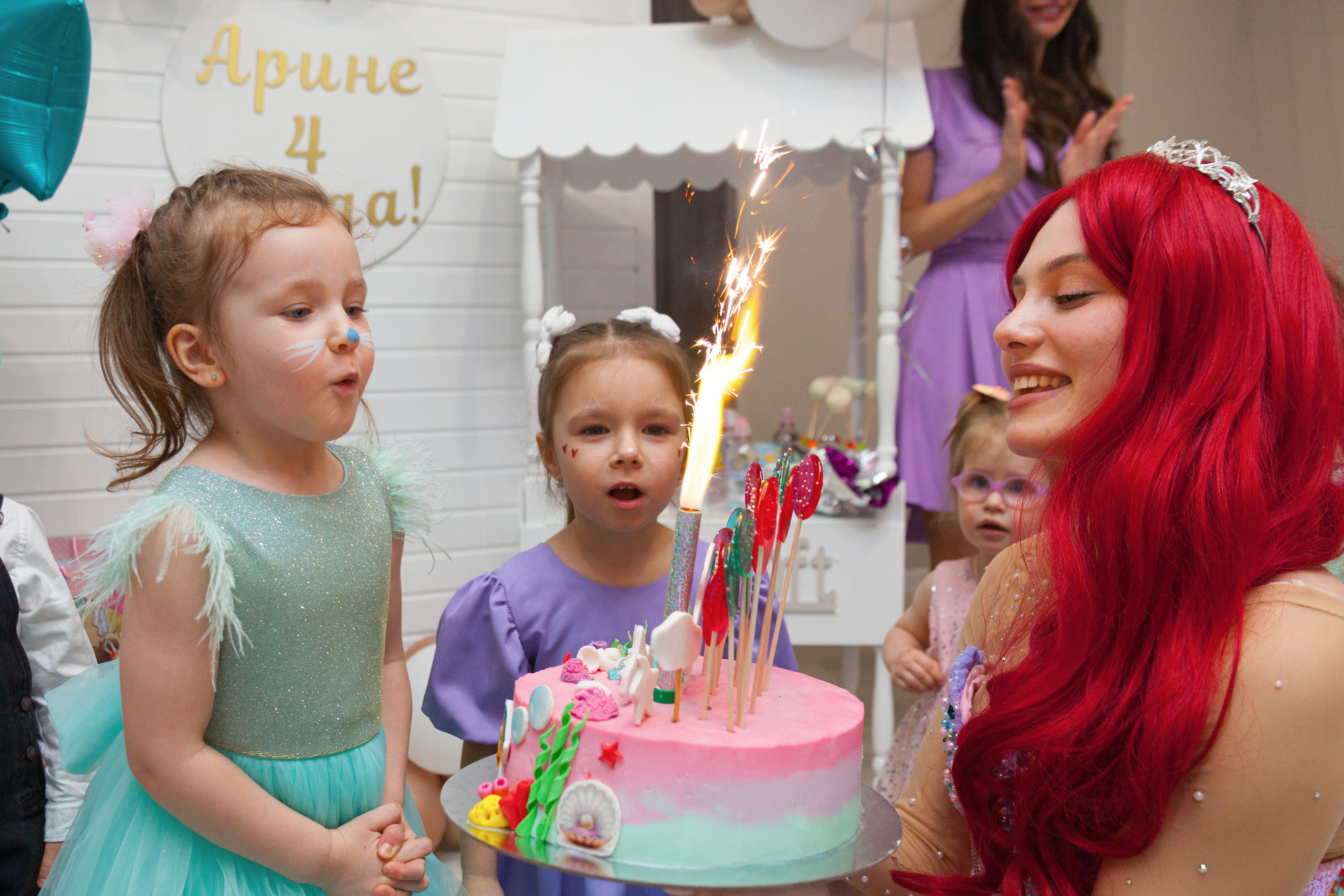 День рождения Арины, 4 года. Детский и контент фотограф Надя Волкова Санкт-Петербург