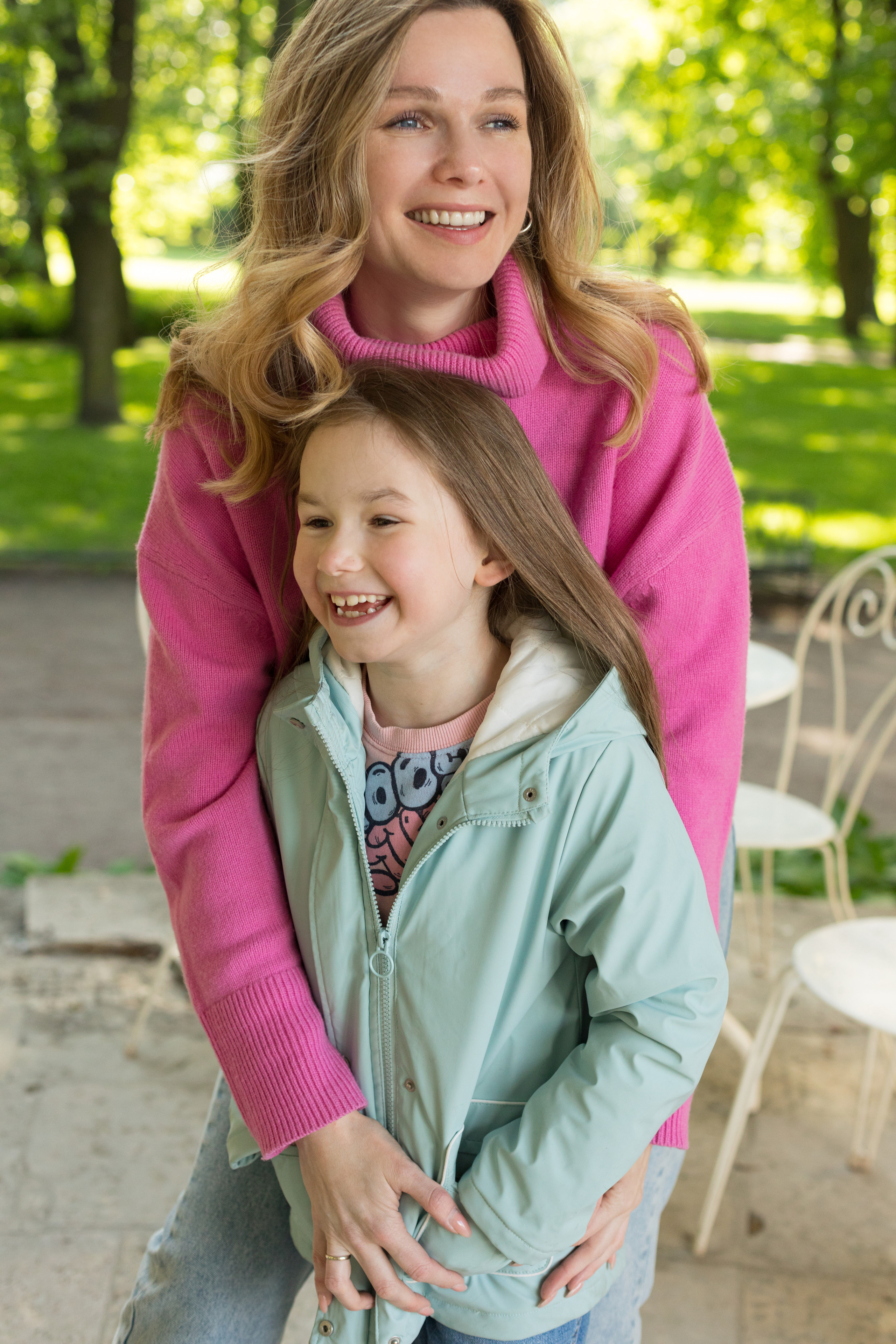 Фотопрогулка мамы и дочки в Михайловском саду. Детский и контент фотограф Надя Волкова Санкт-Петербург