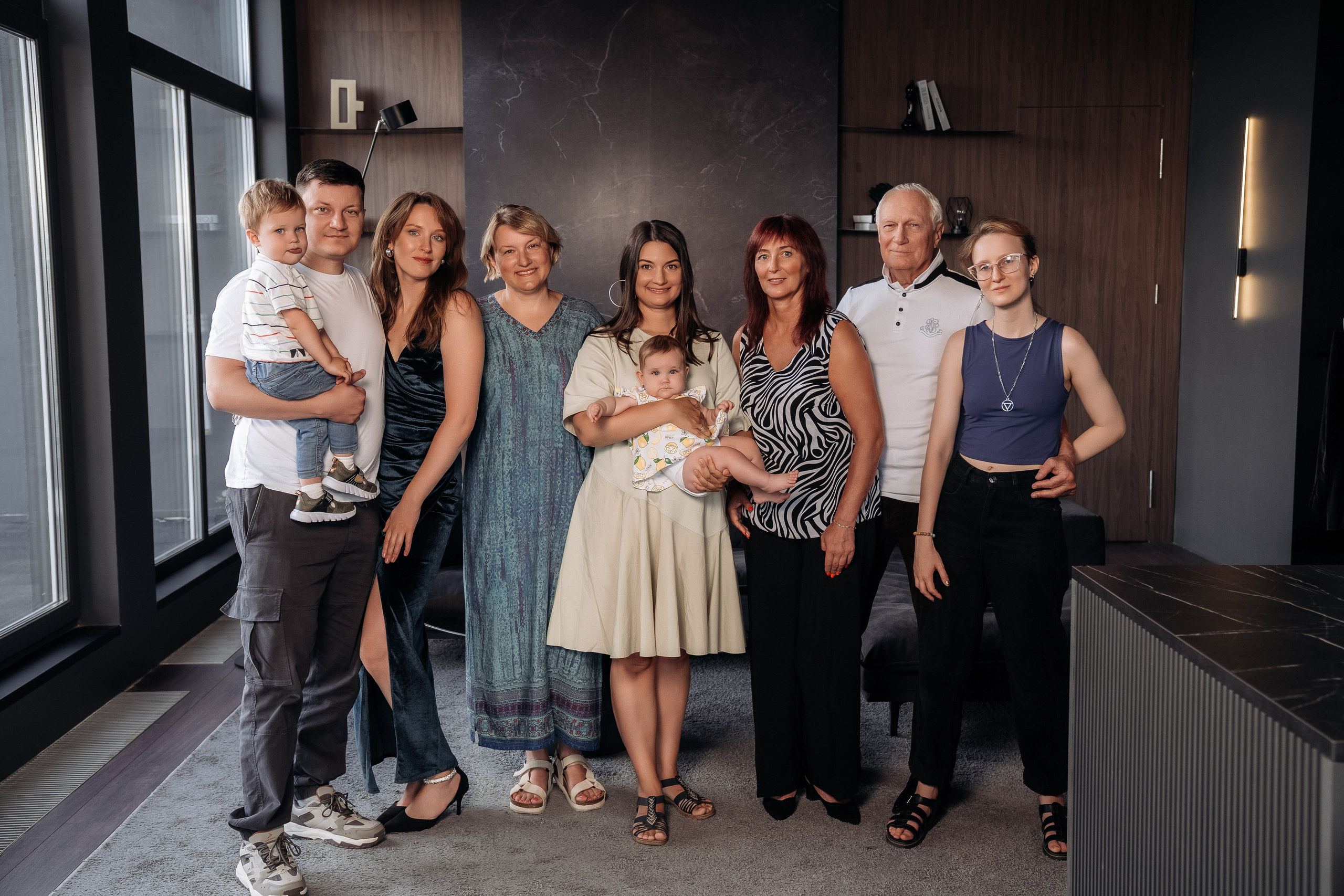 Большая семья Елены. Семейный фотограф СПб Анастасия Василь. Фотосессия на годик