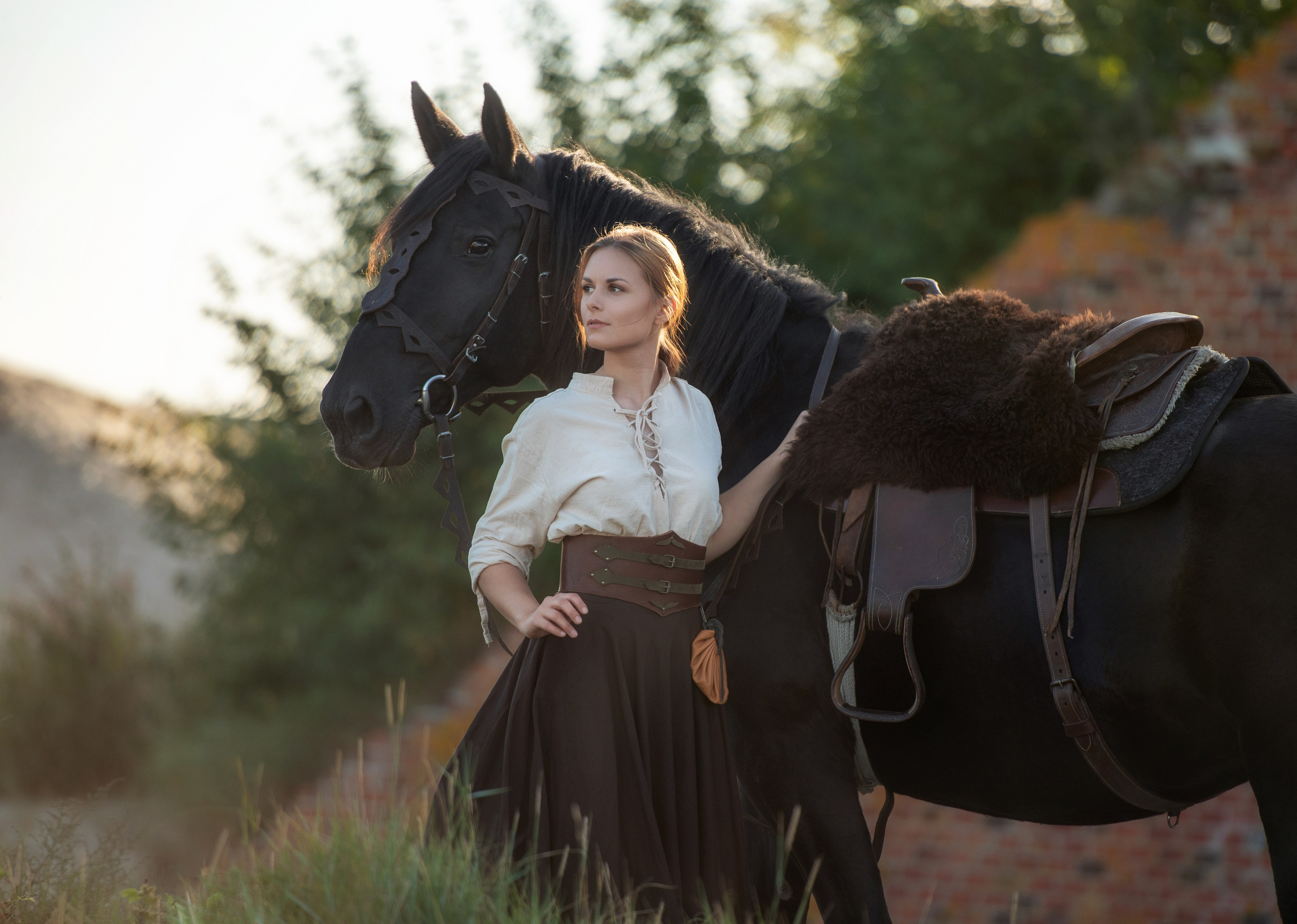 Фэнтези фотосессии Калининград. Фотограф с лошадьми в Калининграде Татьяна Ларина
