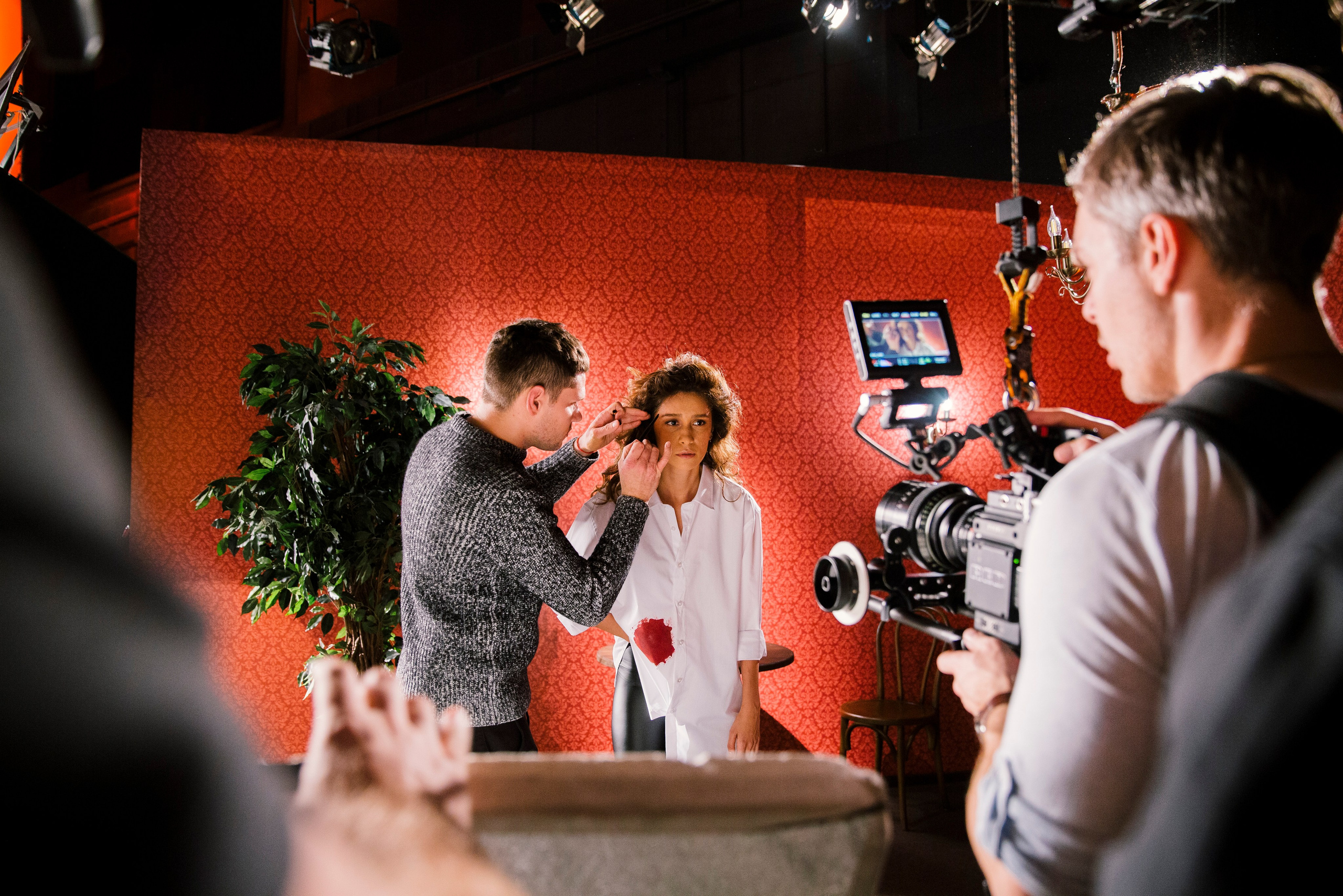 ФК Би-2 & Лиза Громова Мосфильм. Ольга Пилант. АРТ, бэкстейдж, свадебная и семейная фотография, городской портрет, интерьерная фотография