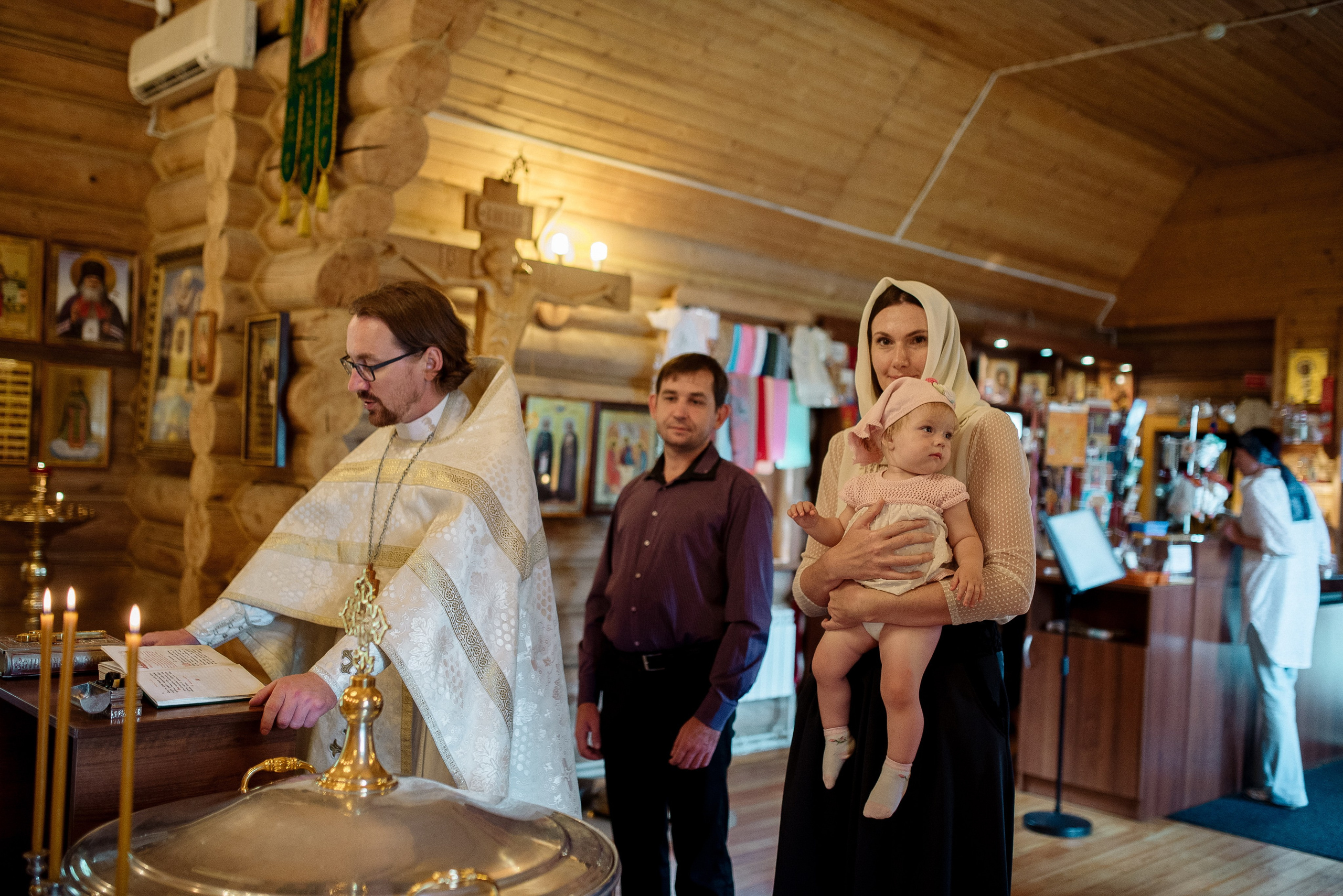 Крещение Глашеньки. Фотограф Мария Стрелкова