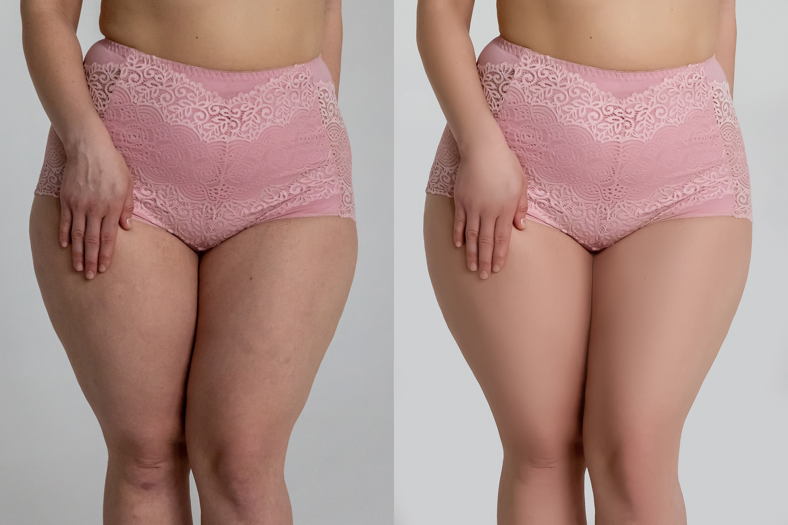 Деликатная обработка портретов для рекламы нижнего белья | Студия SVITHART