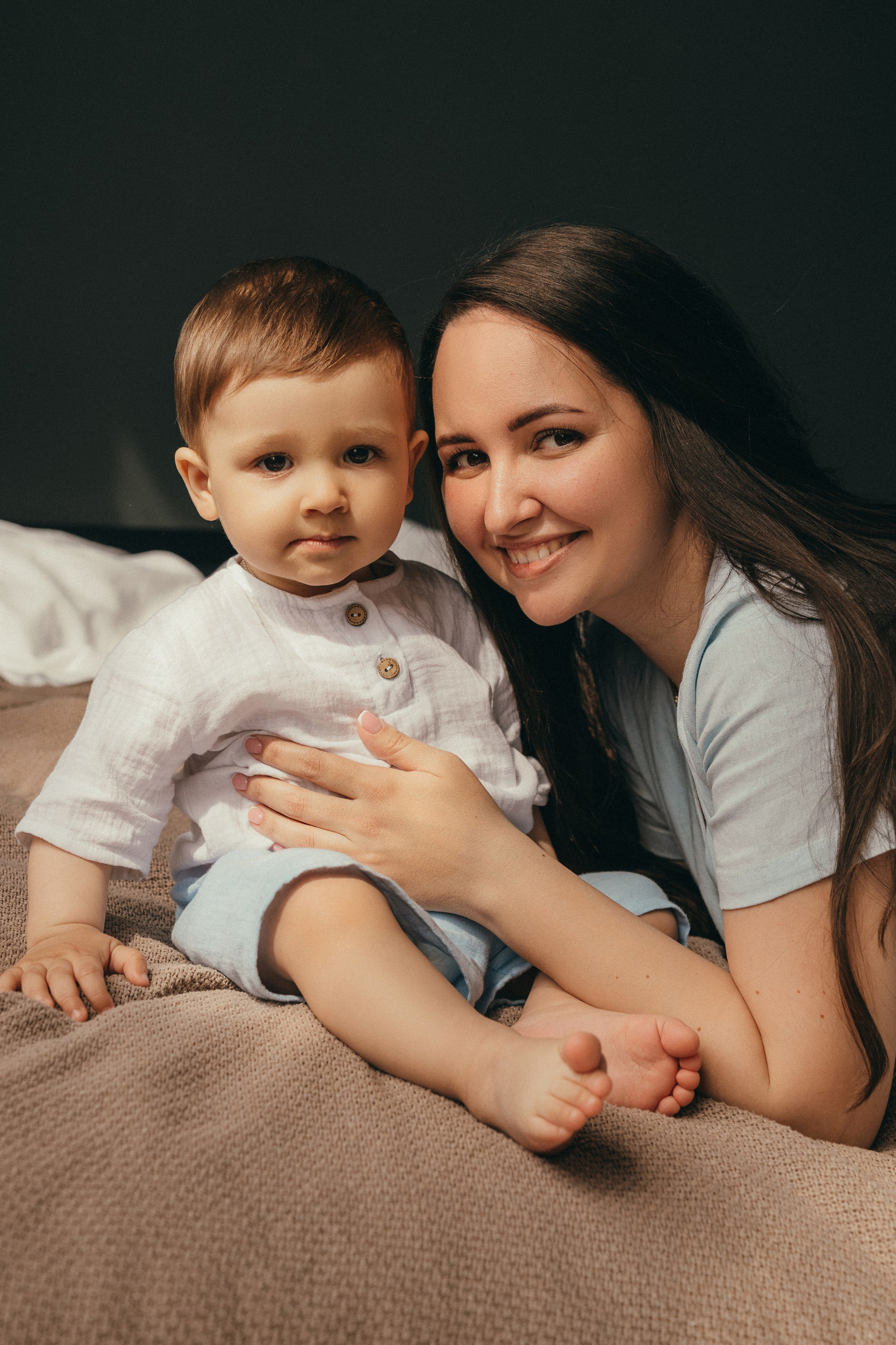 Дима, Настя, Макар и Серофим. Семейный фотограф • Домашние съемки в Нижнем Новгороде