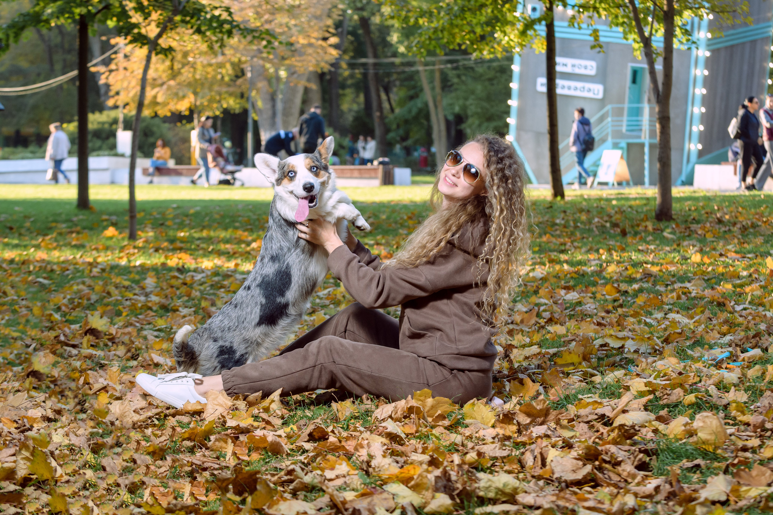 Оля и Ваня с собаками. Фотограф в Ростове-на-Дону Маркер Елена