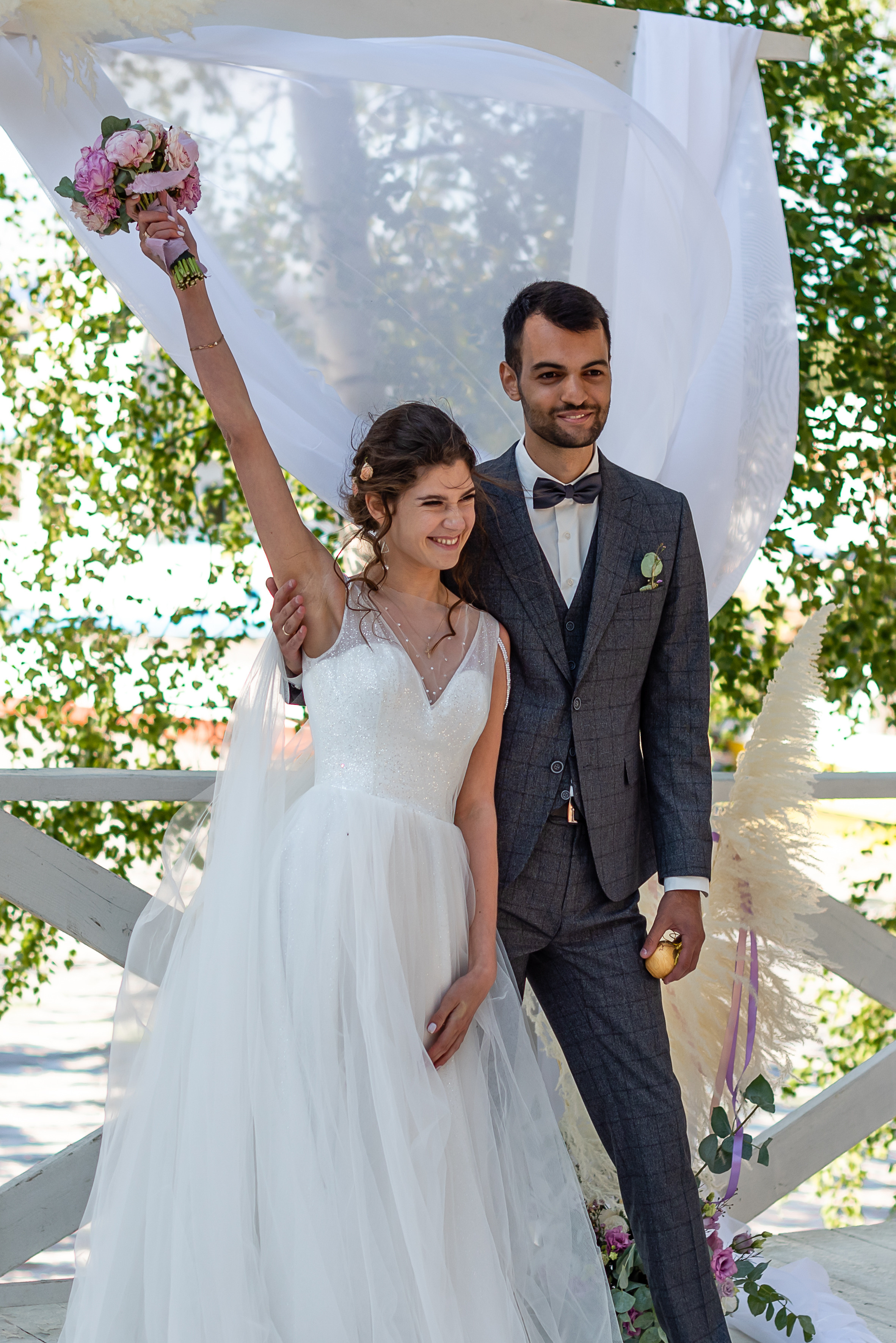 Выездная регистрация на природе. Свадебный фотограф в Москве и Московской области Елена Четоркина