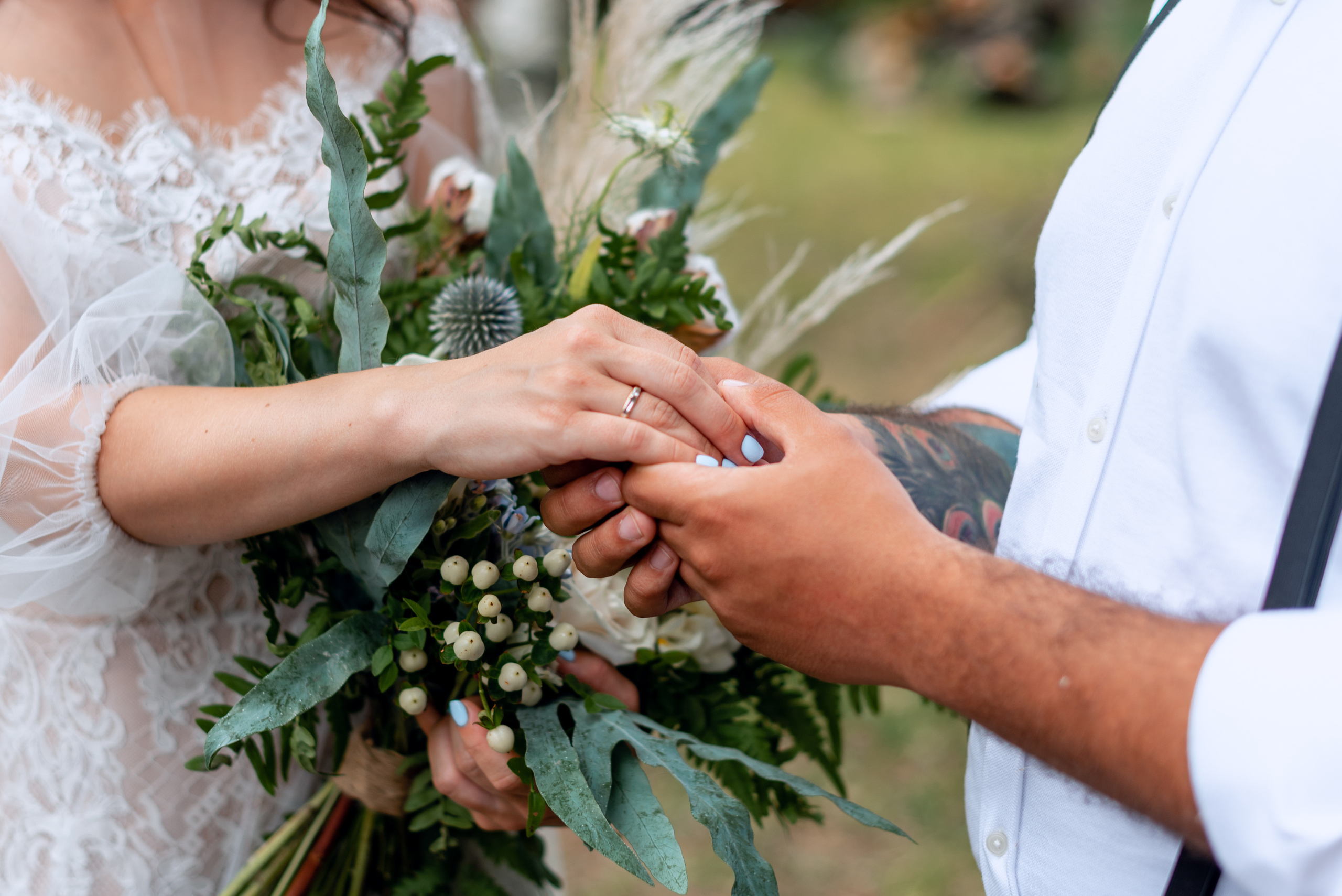 Красивая выездная регистрация в лесу. Свадебный фотограф в Москве и Московской области Елена Четоркина