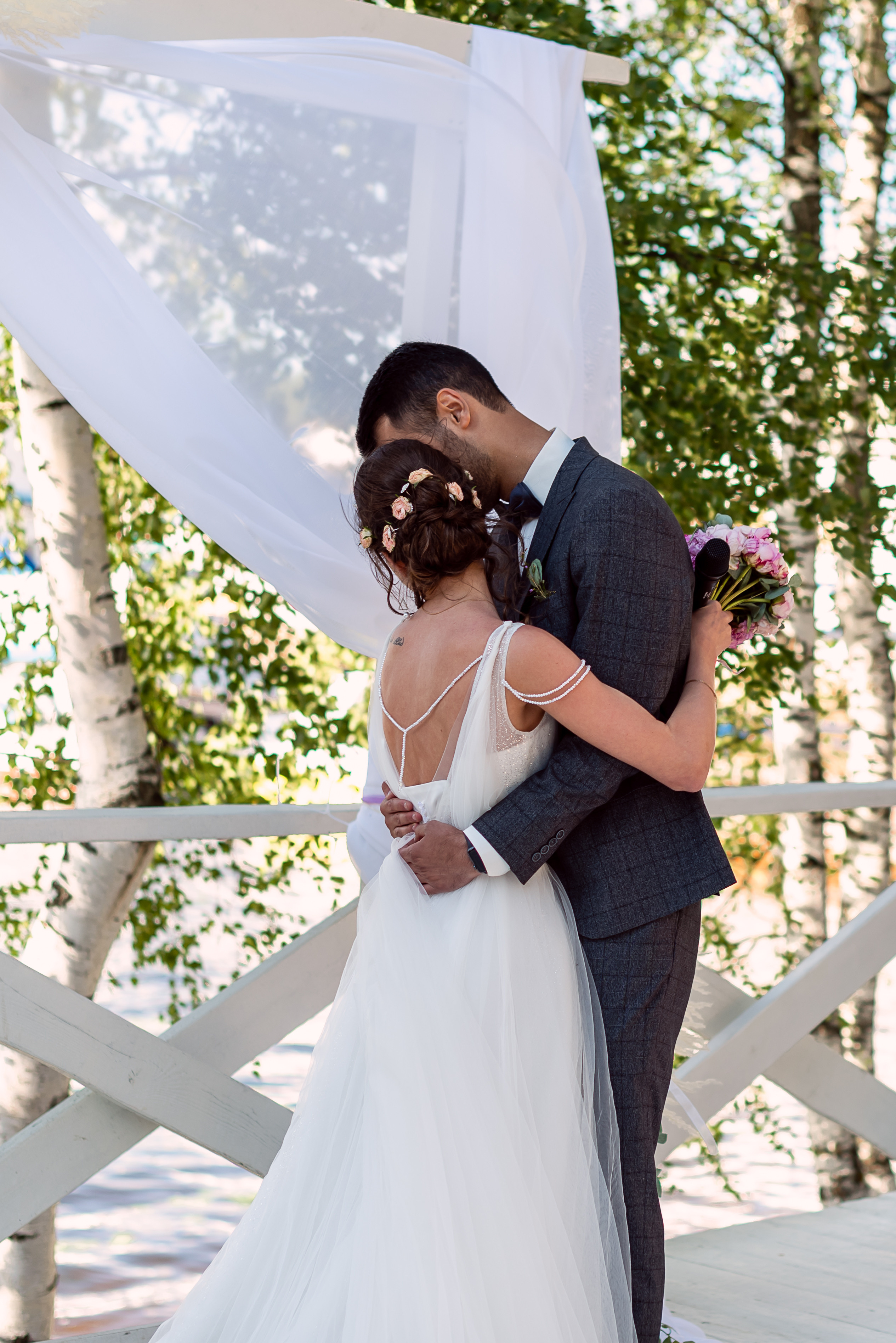 Выездная регистрация на природе. Свадебный фотограф в Москве и Московской области Елена Четоркина