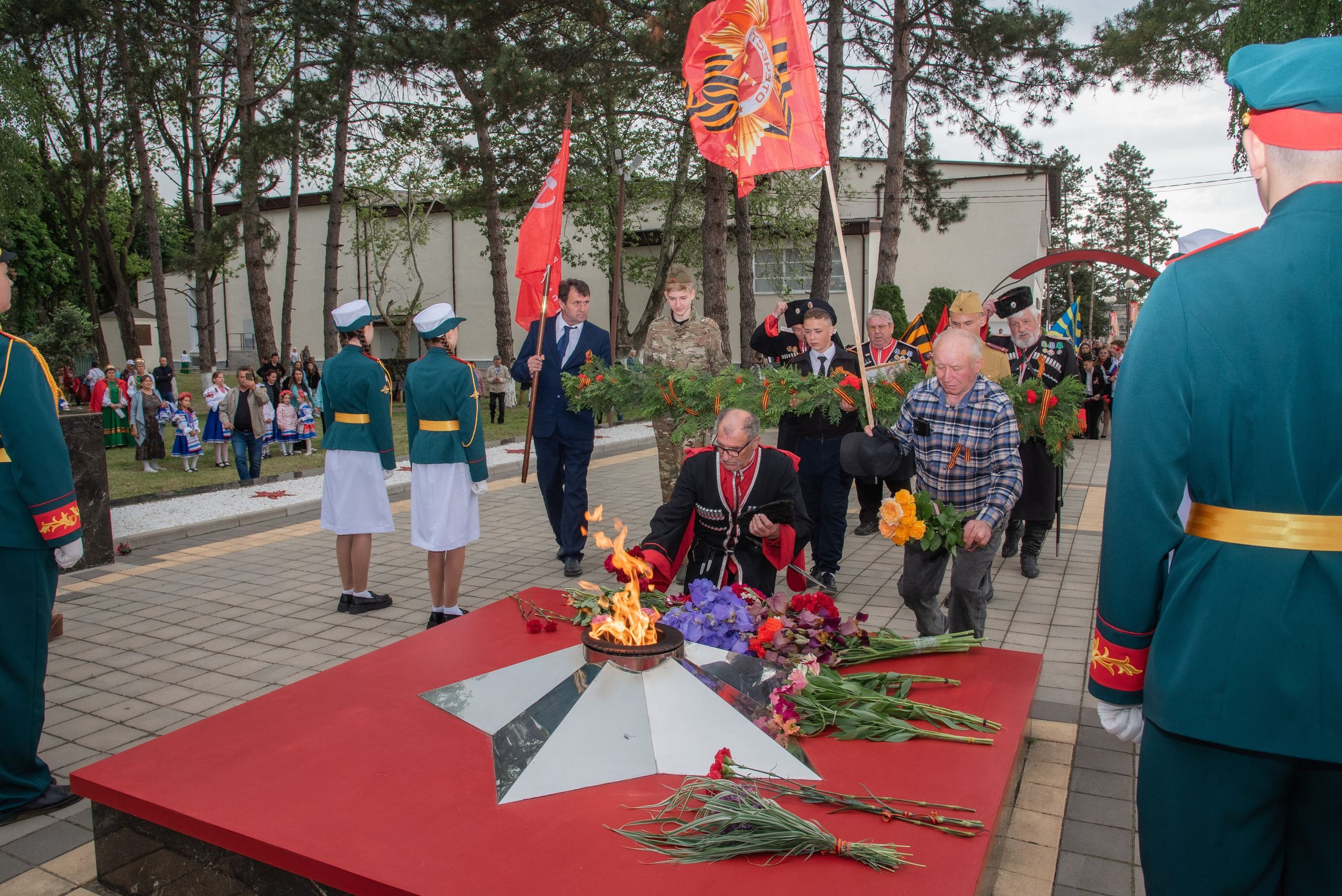 Репортаж для СМИ_9мая_п.Агроном (цветокор). Детский и семейный фотограф Краснодар / Сочи Сергеева Олеся