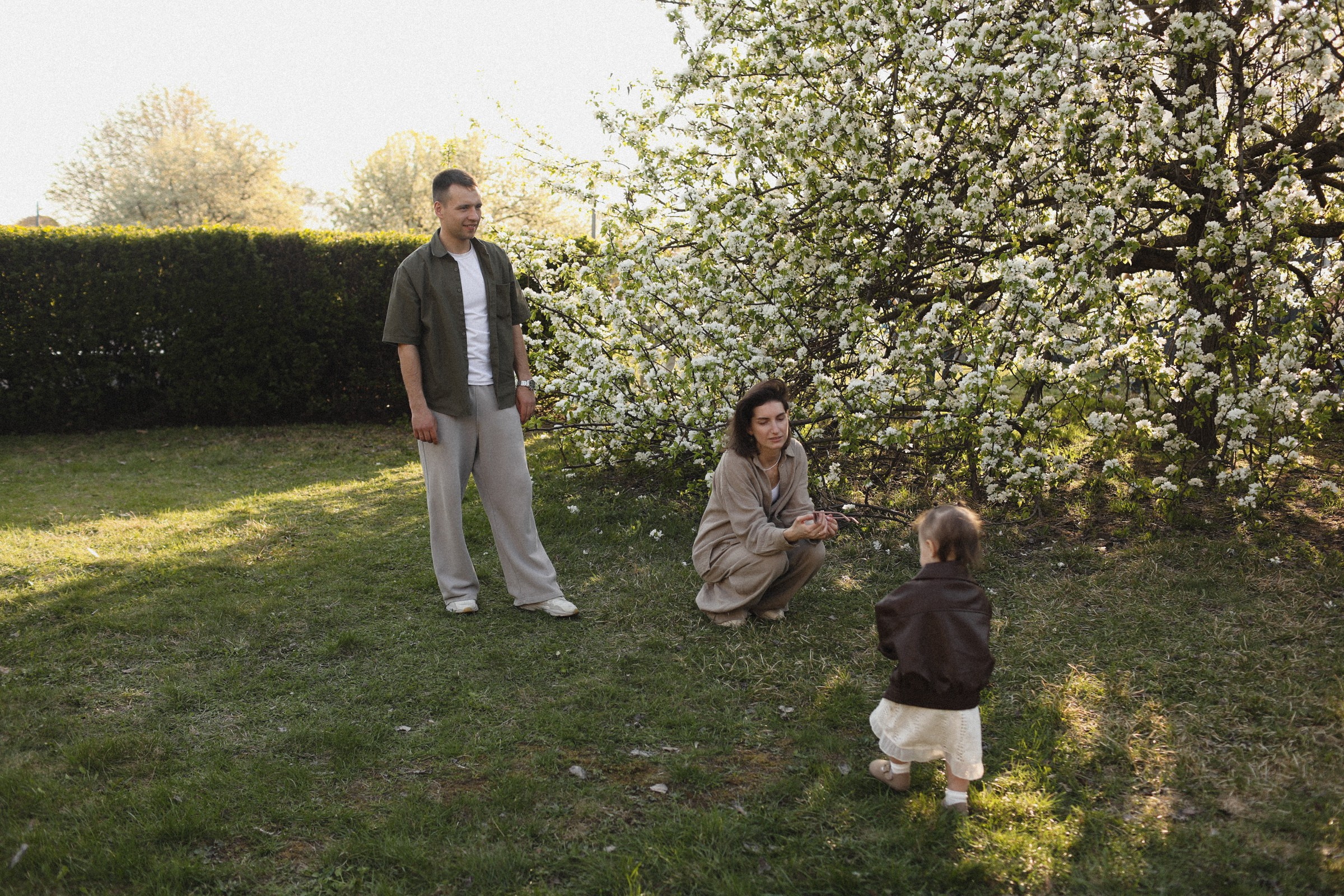 Цветущий апрель. Семейный фотограф в Москве Алевтина Носова