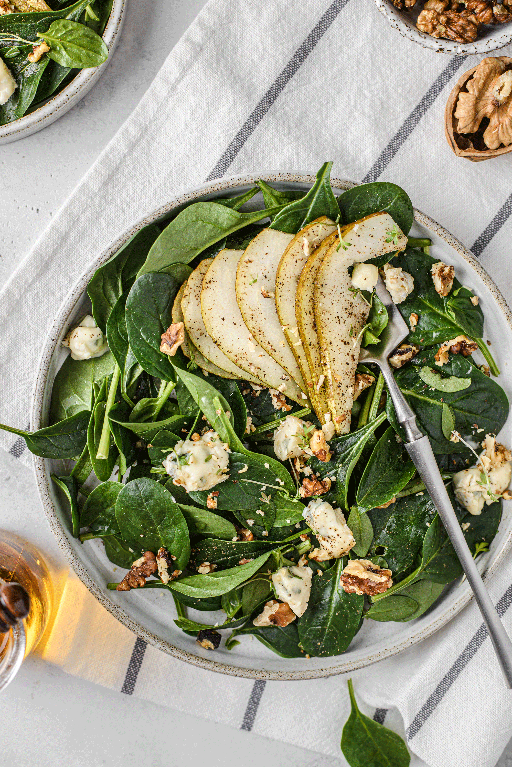 Салат со шпинатом