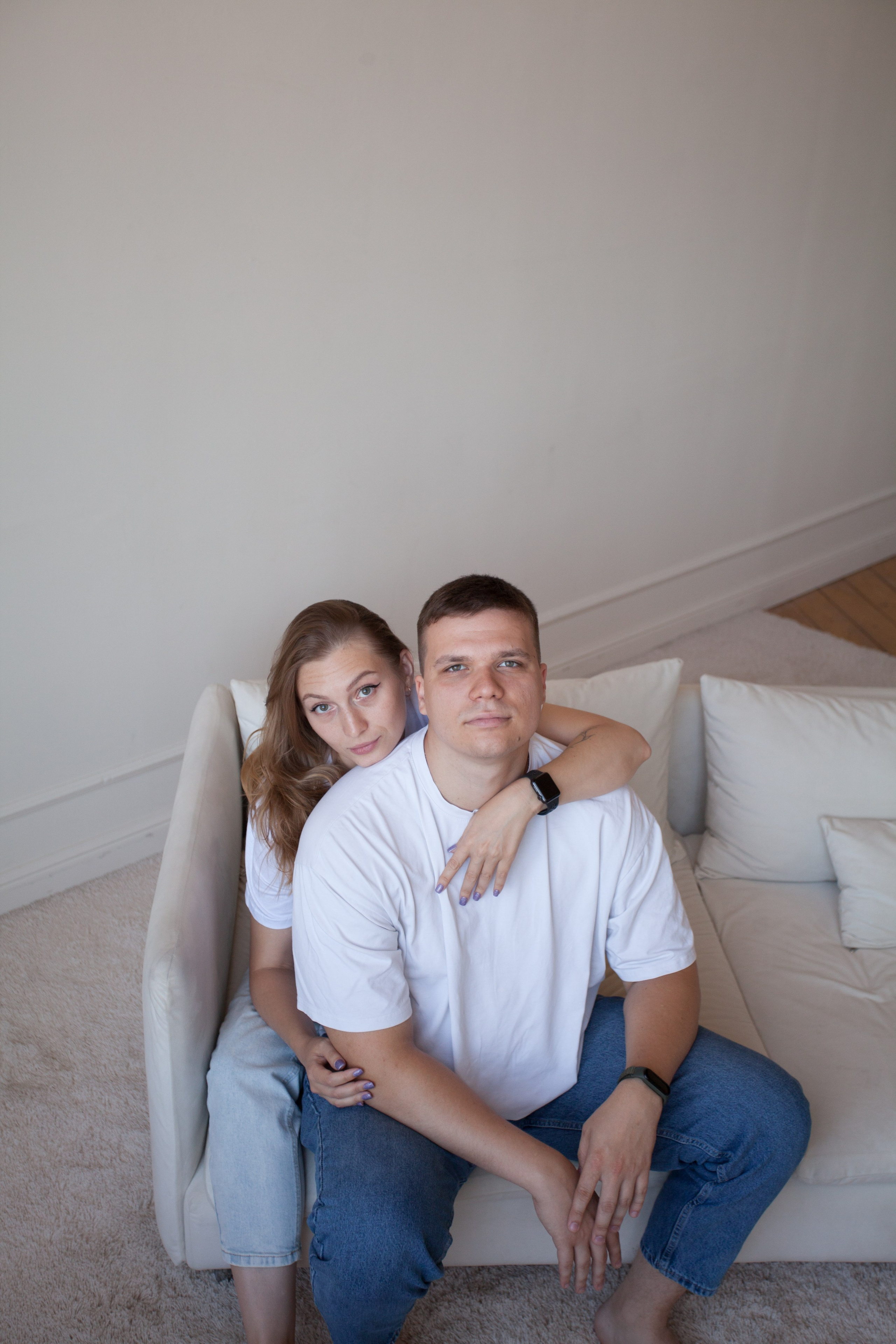 Женя и Кристина минимализм. Семейный и детский фотограф в Краснодаре Брусилова Марина