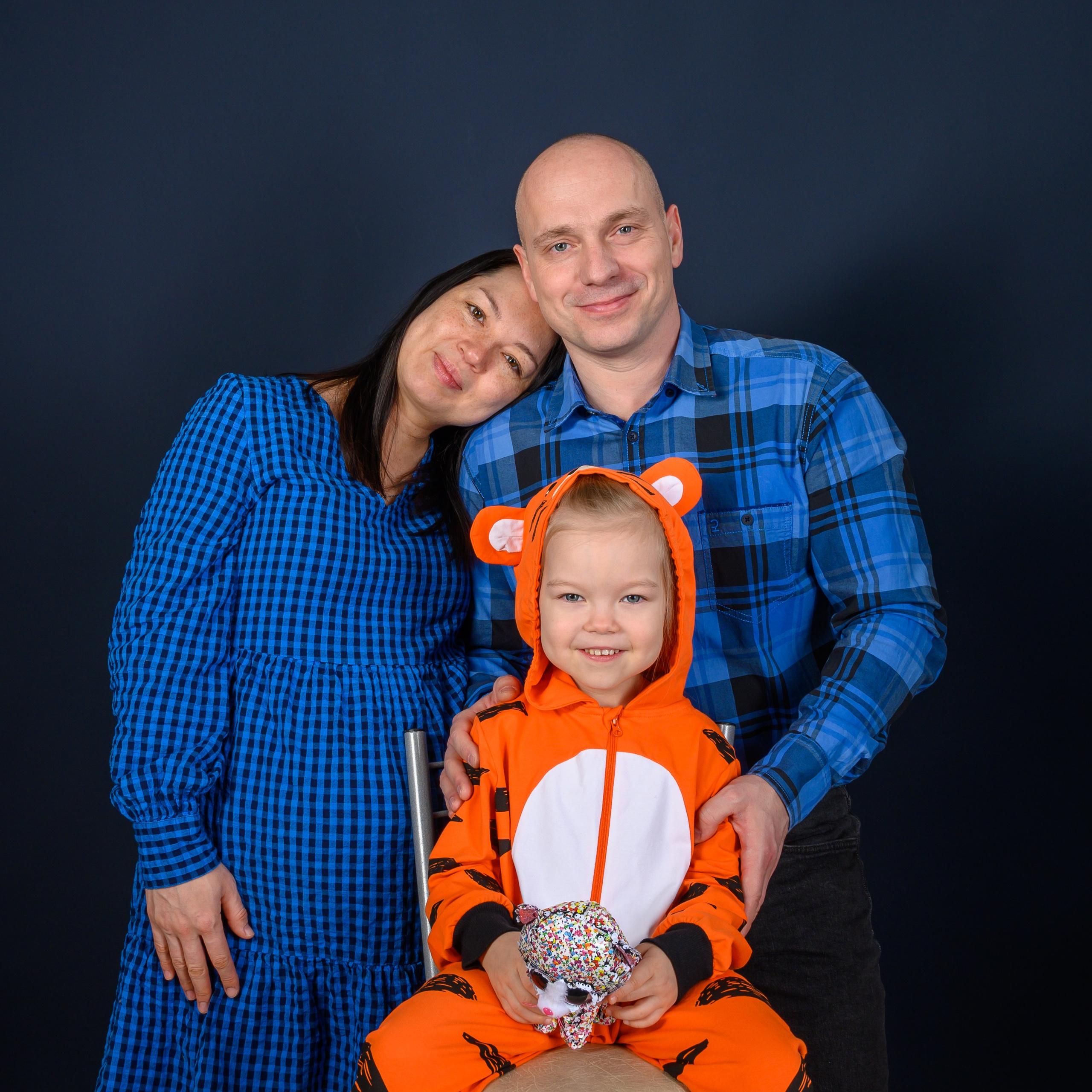 Семейная Фотосессия. Фотограф Андрей Зикеев, фотостудия AzArt Studio в Москве