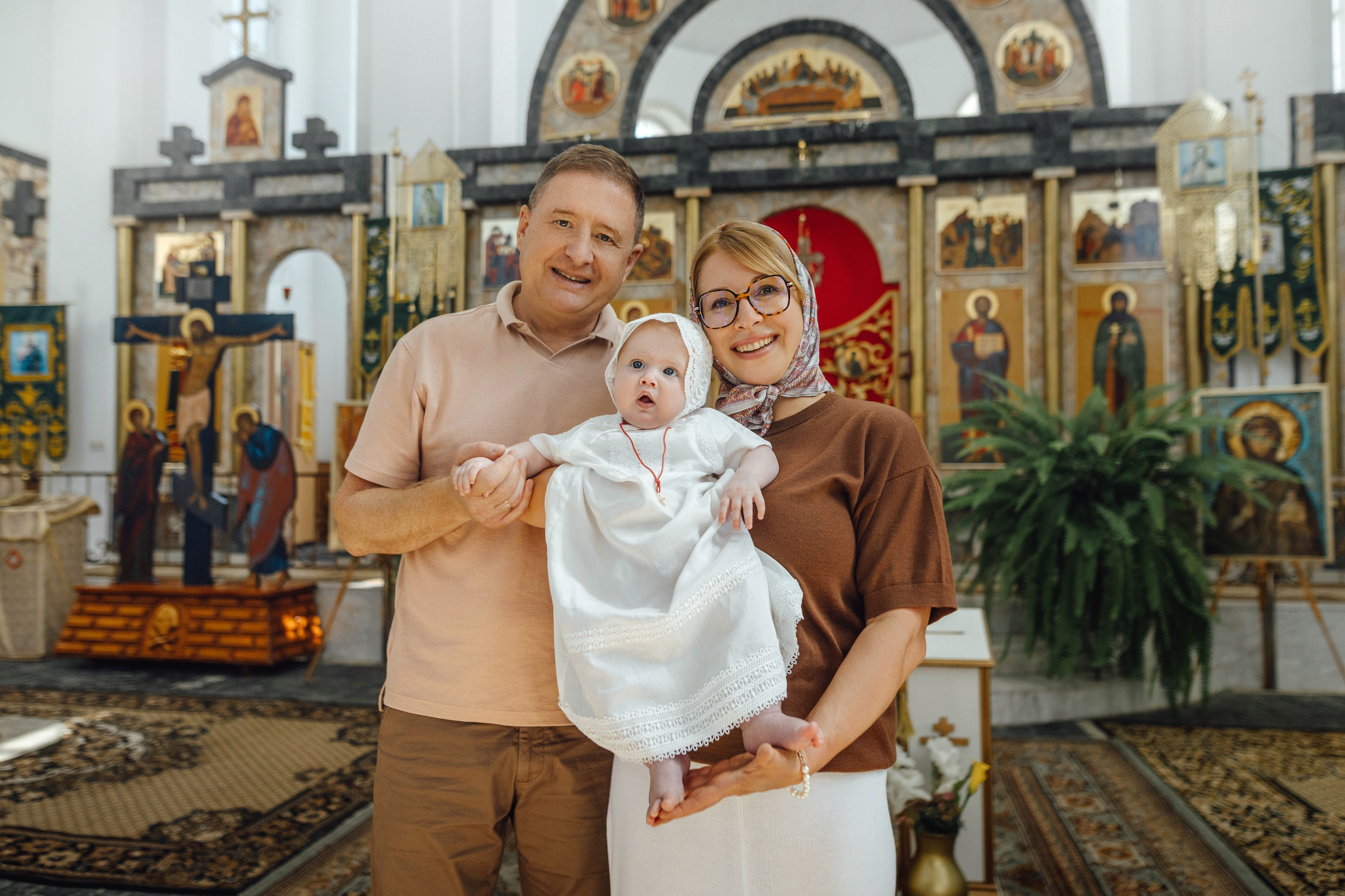 Крещение Мишель, гп. Ивенец, храм Ефросинии Полоцкой, август 2025