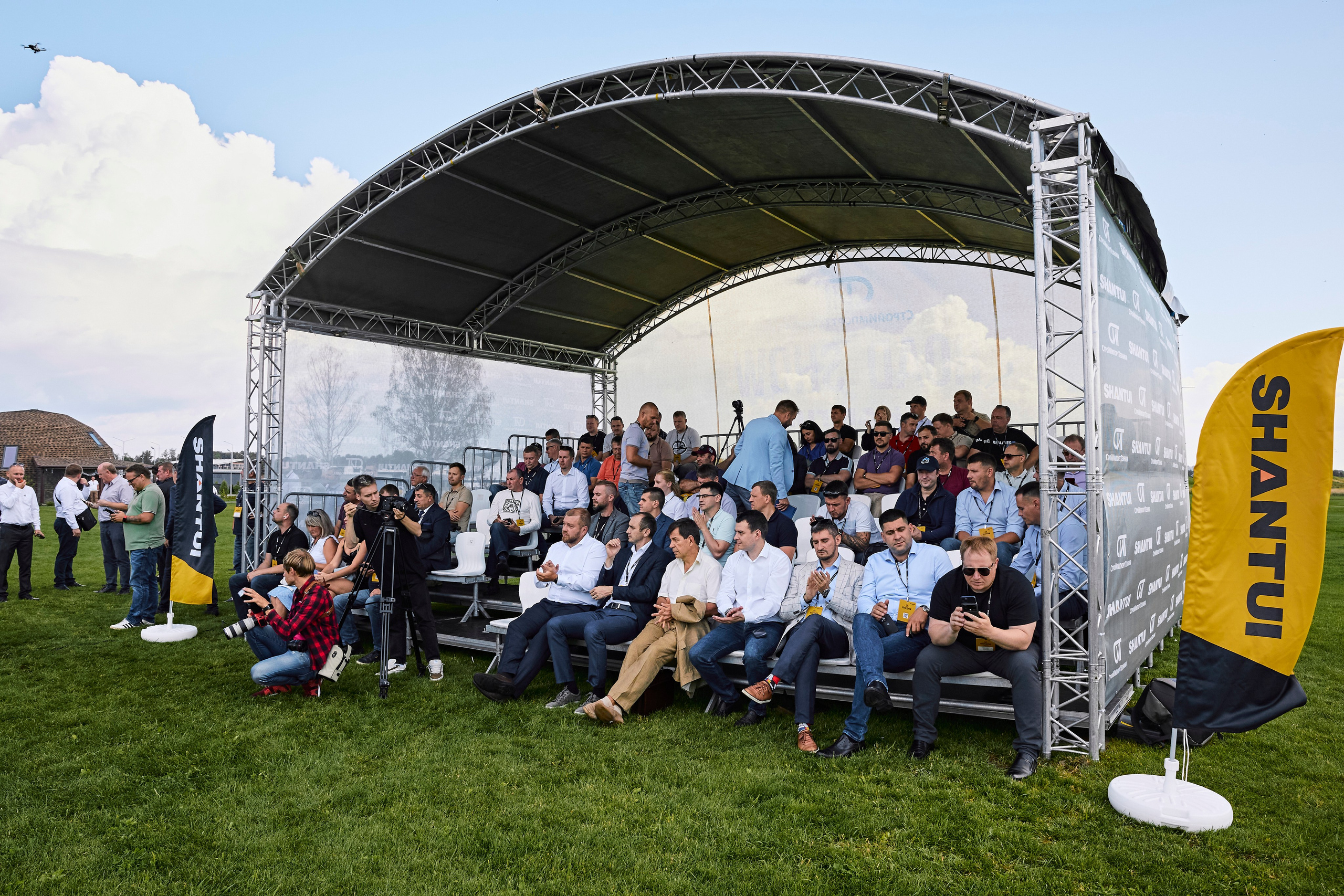 Презентация спец. техники Shantui. Фотограф Александра Иванова