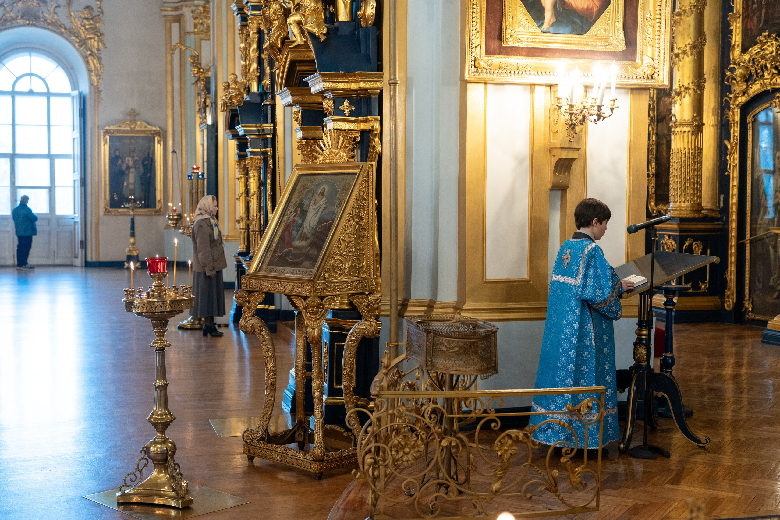 Утреня с акафистом Пресвятой Богородице. НИКОЛО-БОГОЯВЛЕНСКИЙ МОРСКОЙ СОБОР