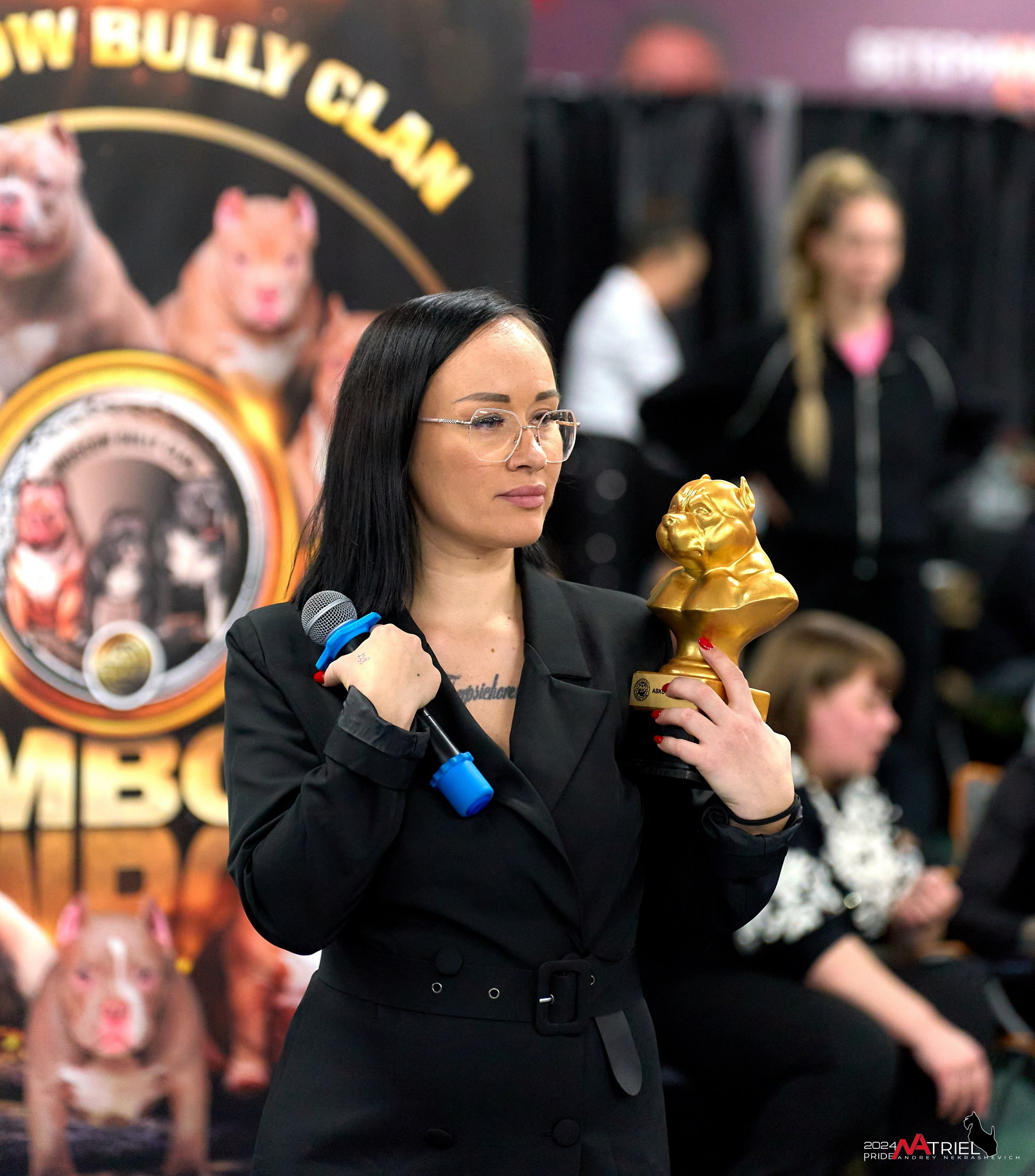 Съемка на выставке БуллиШоу