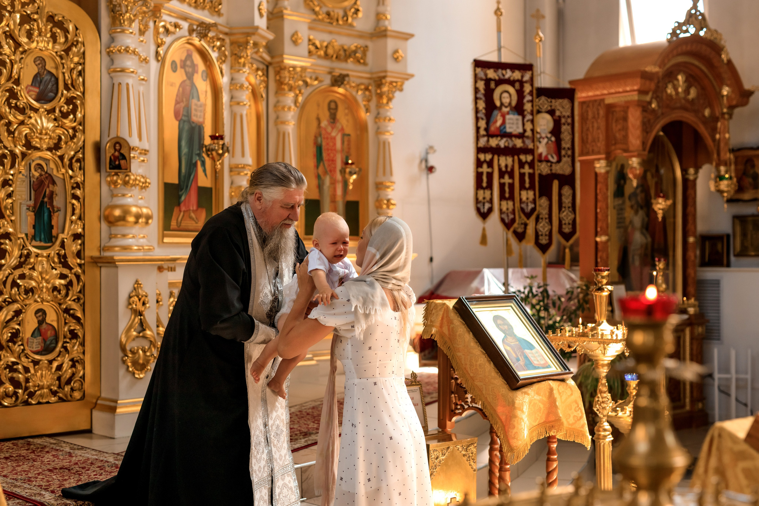 Крещение Анны. Семейный и детский фотограф в Краснодаре Элона Литвинова