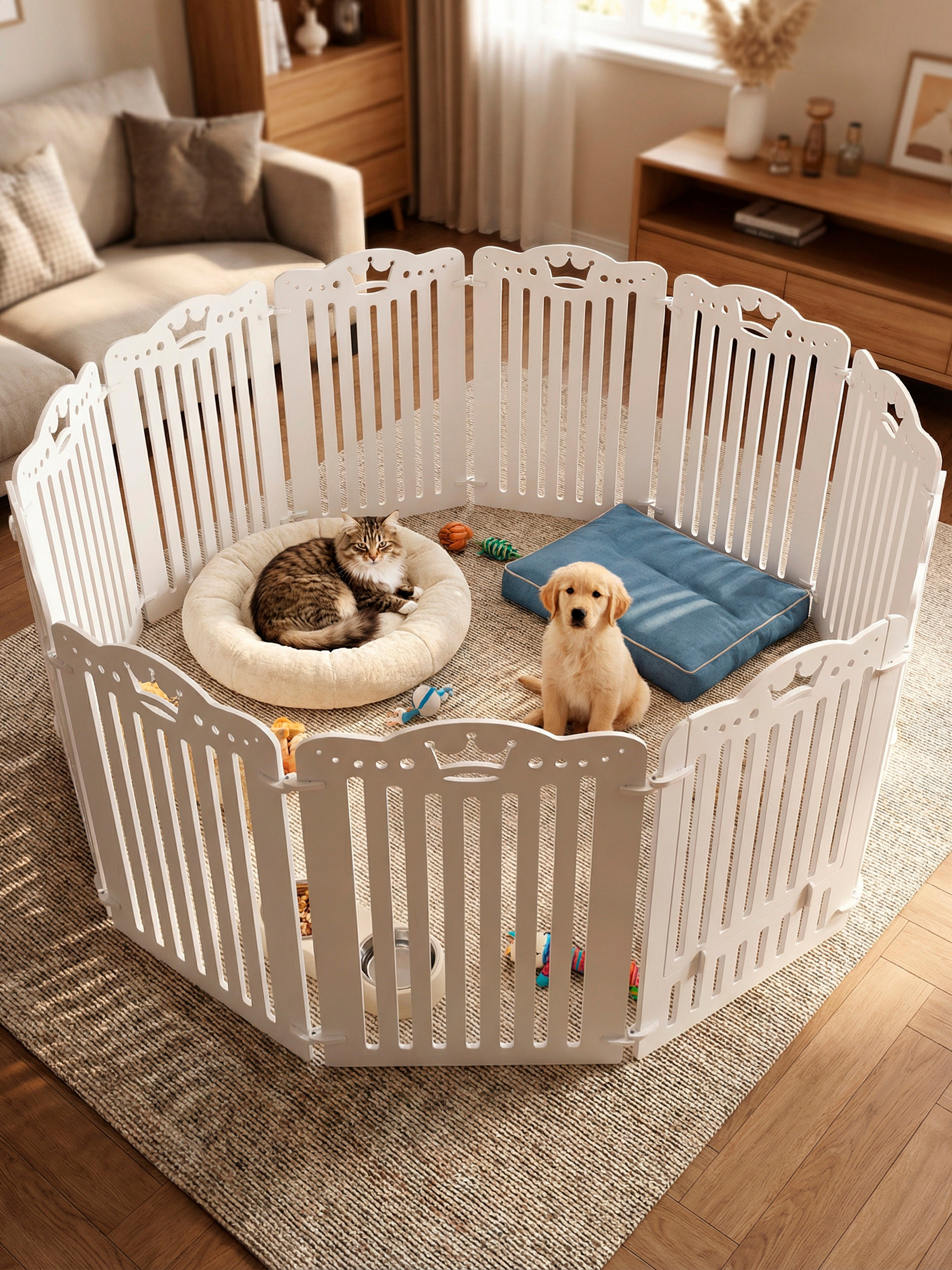 Вольер Белый (12 Секций). Murstyle