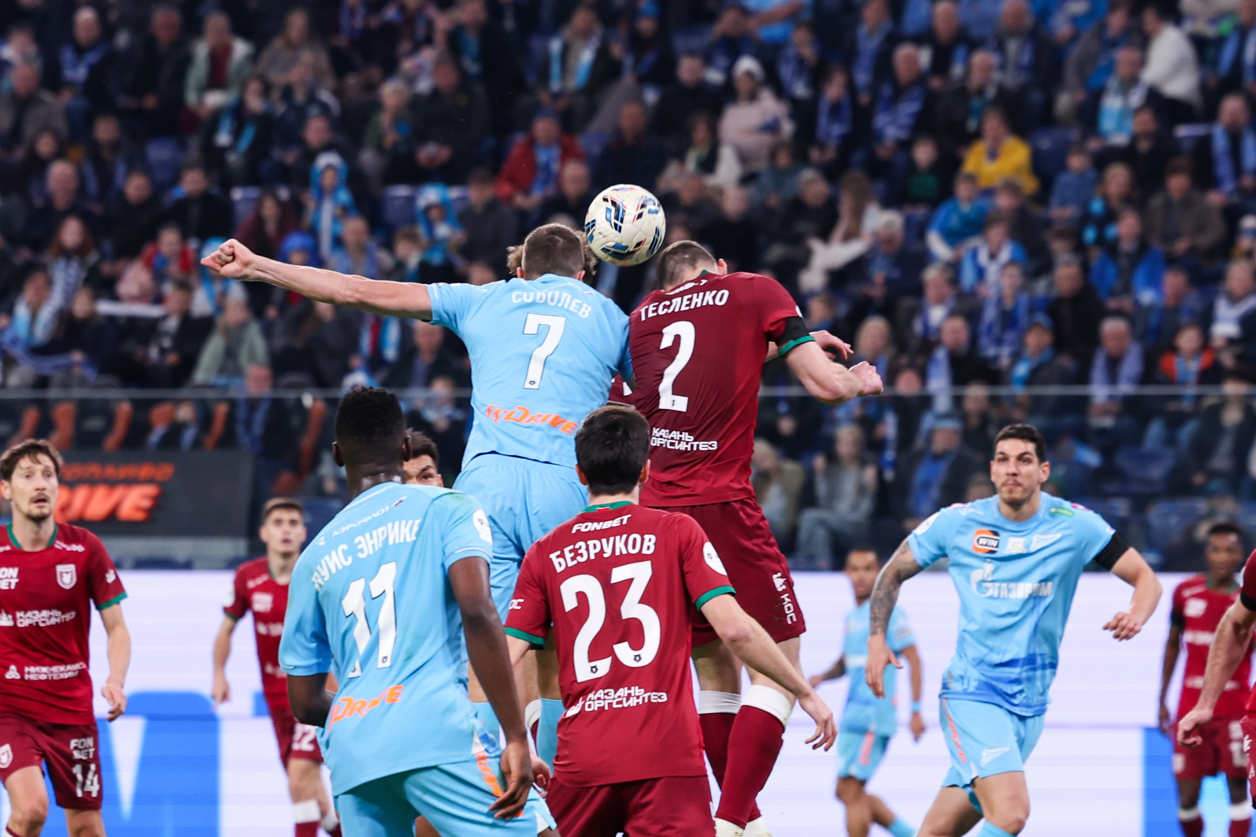 ФК «Зенит» — ФК «Рубин» 30.11.2025. Спортивный и репортажный фотограф Антон Тереханов