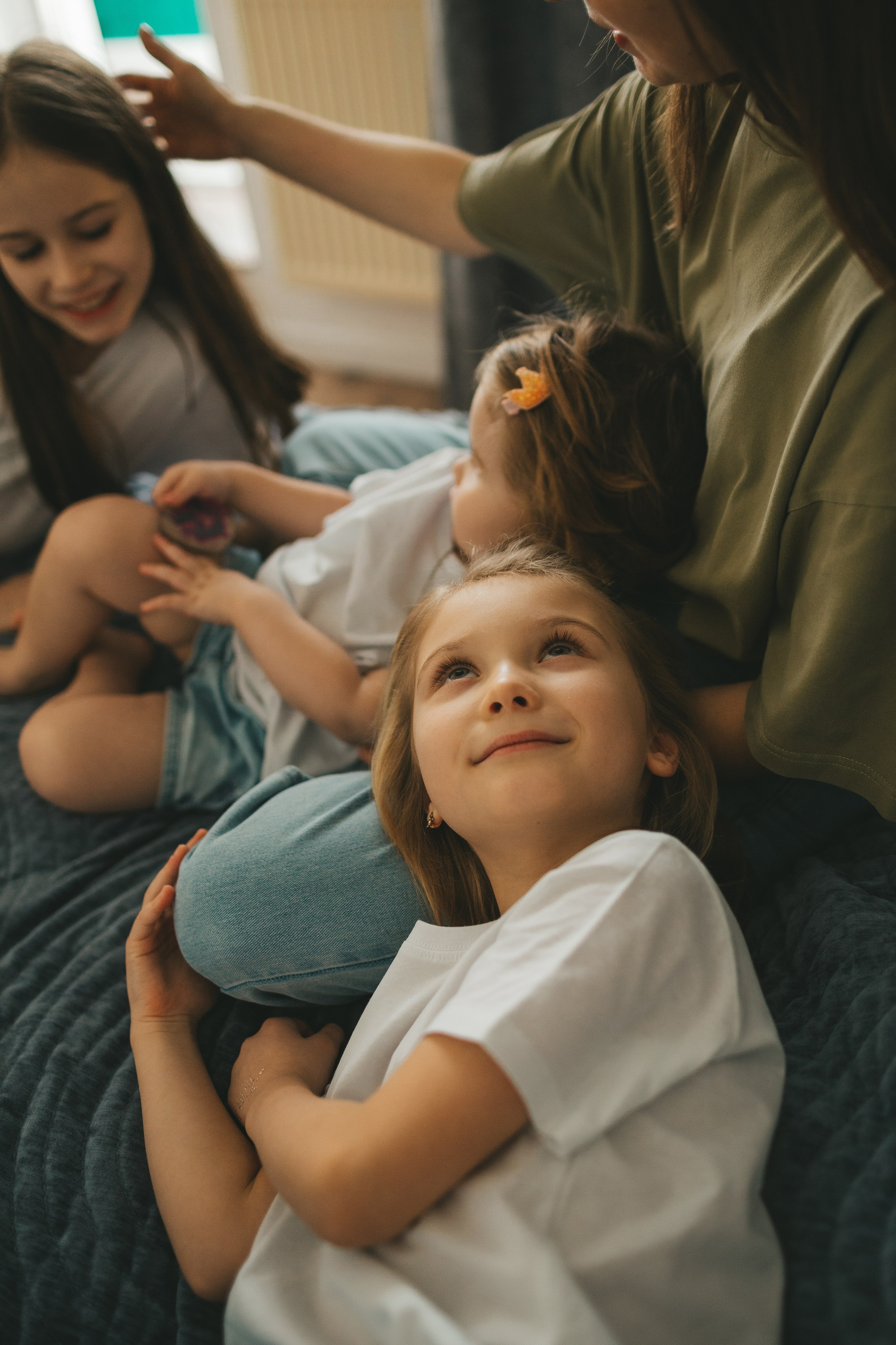Семья Пети и Алёны (домашняя фотосессия). Семейный и детский фотограф и видеограф в Москве, Дрокина Наталья