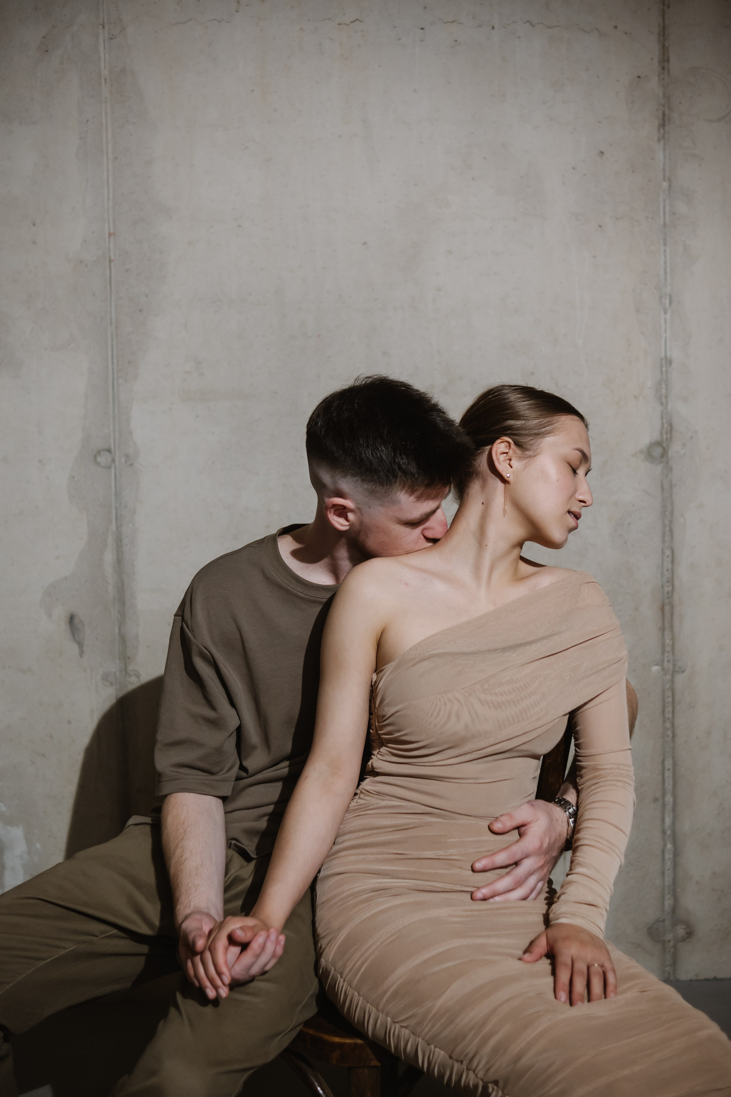 Студийная парная фотосессия Ани и Вити. Портретный и репортажный фотограф в Санкт-Петербурге | Валерия Кайряк