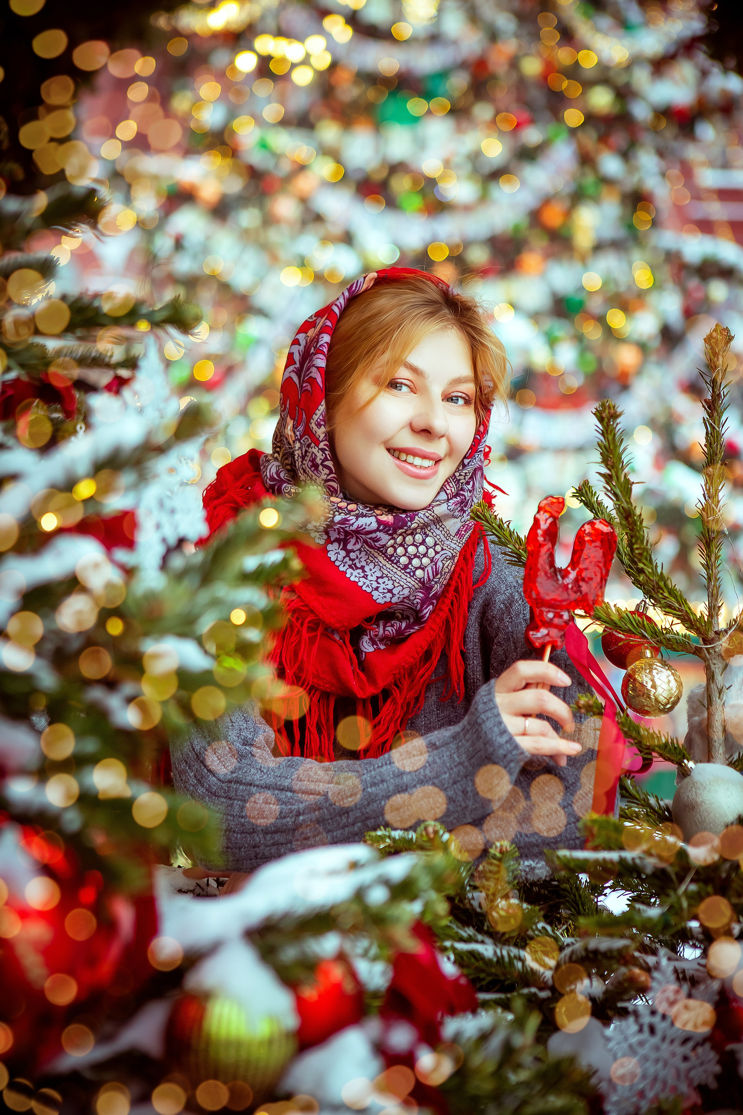 Новогодняя Москва. Алиса. Фотограф Мария Кольцова