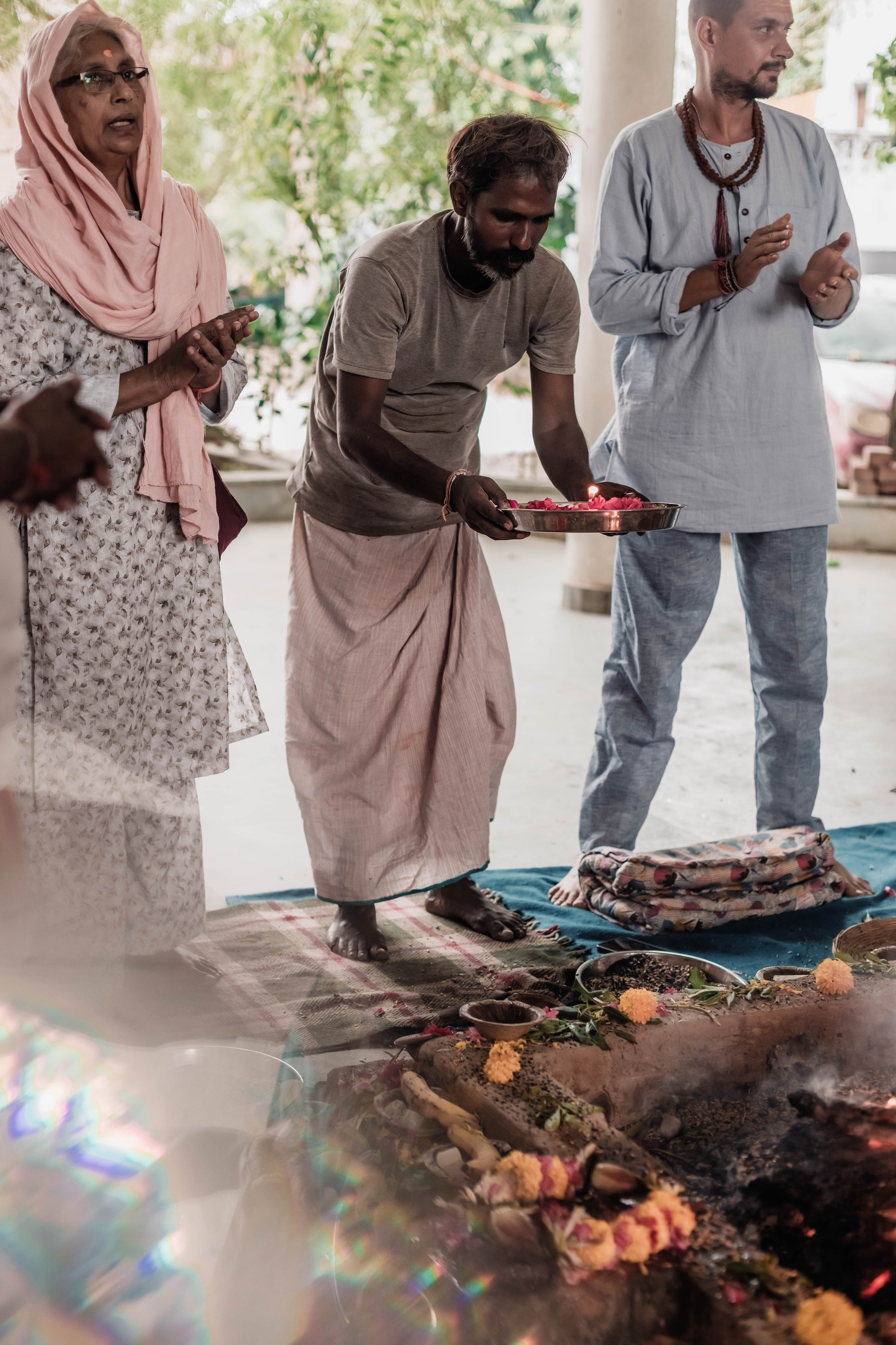 Pitri Paksha yagyas & poojas Devraha Baba ji ashram. Mariam Bagdasaryan