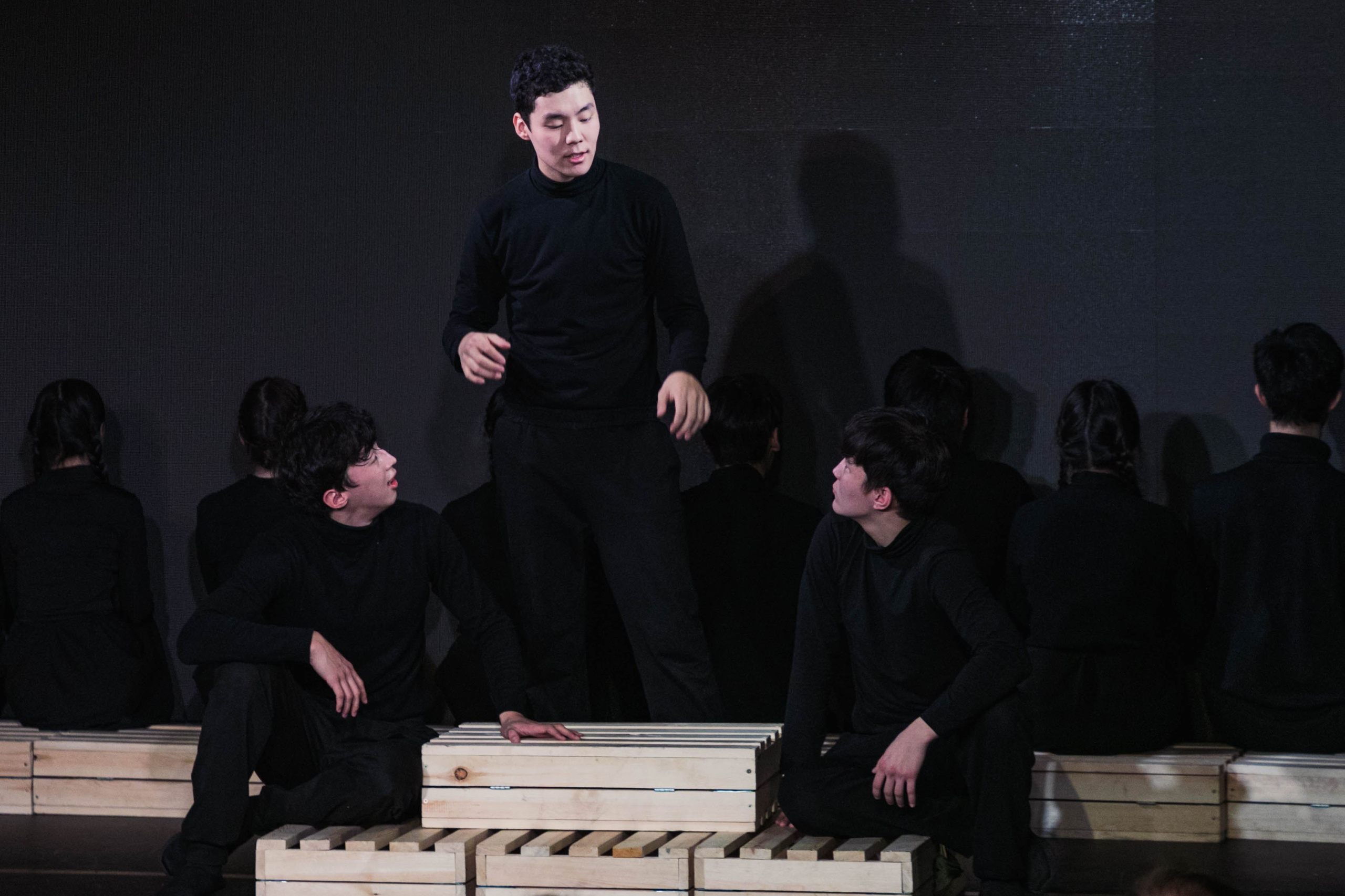 Спектакль "Несыгранные роли" студенческого театра Якутского колледжа культуры и искусства, 2024 г. Фотограф; Адмакина Дарья