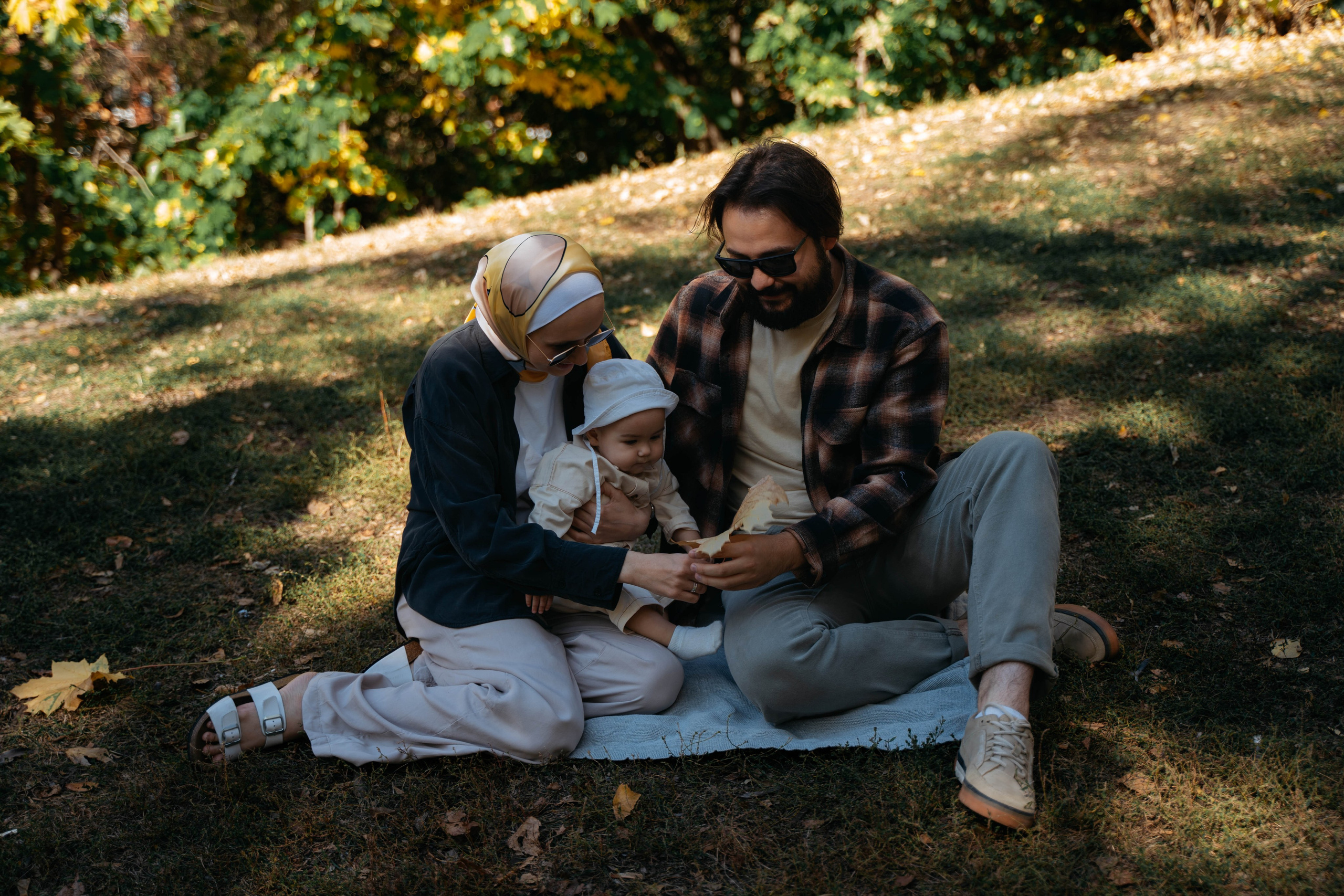 Трое в парке