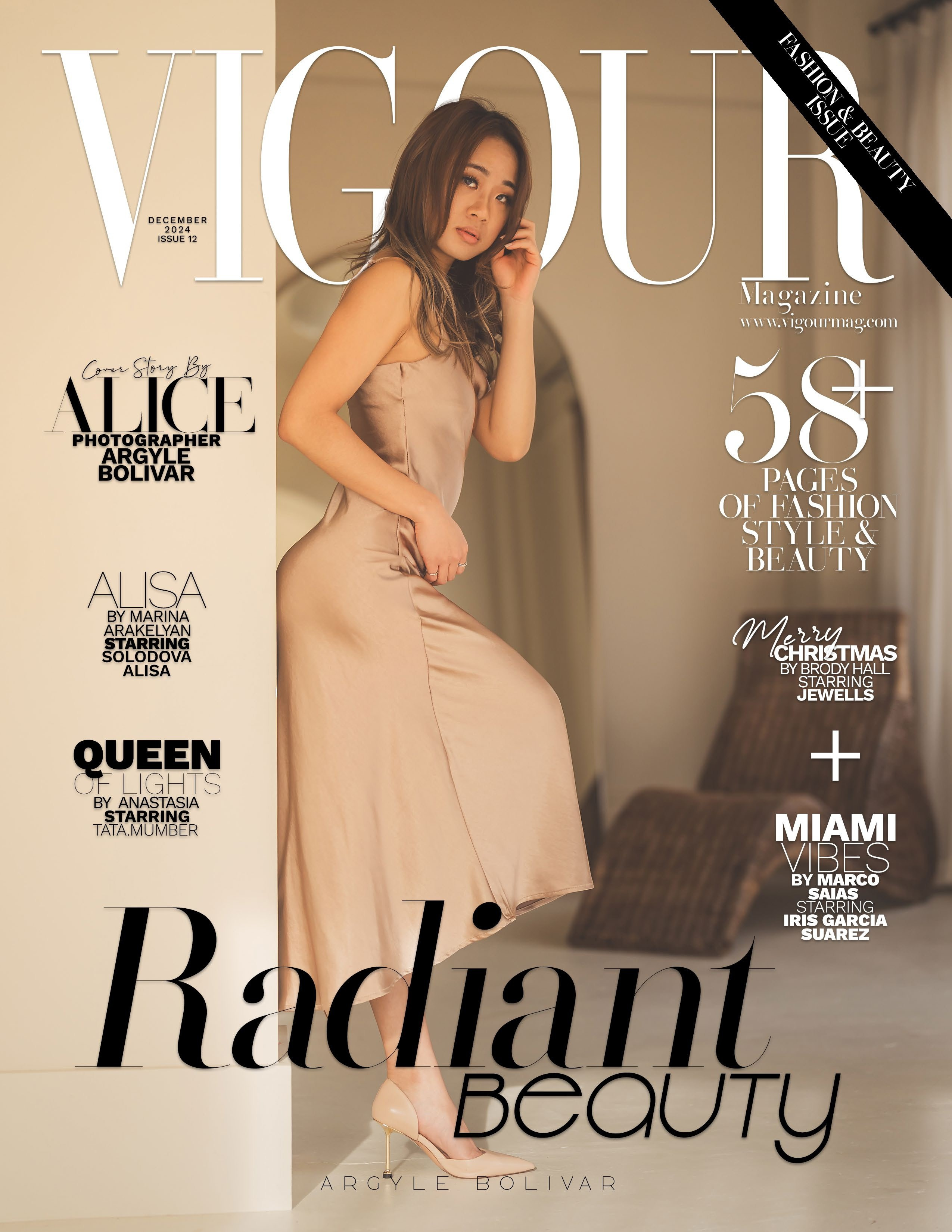 VIGOUR Magazine Desember 2024 ISSUE 12. Фотограф Ким Наталья в Красноярске