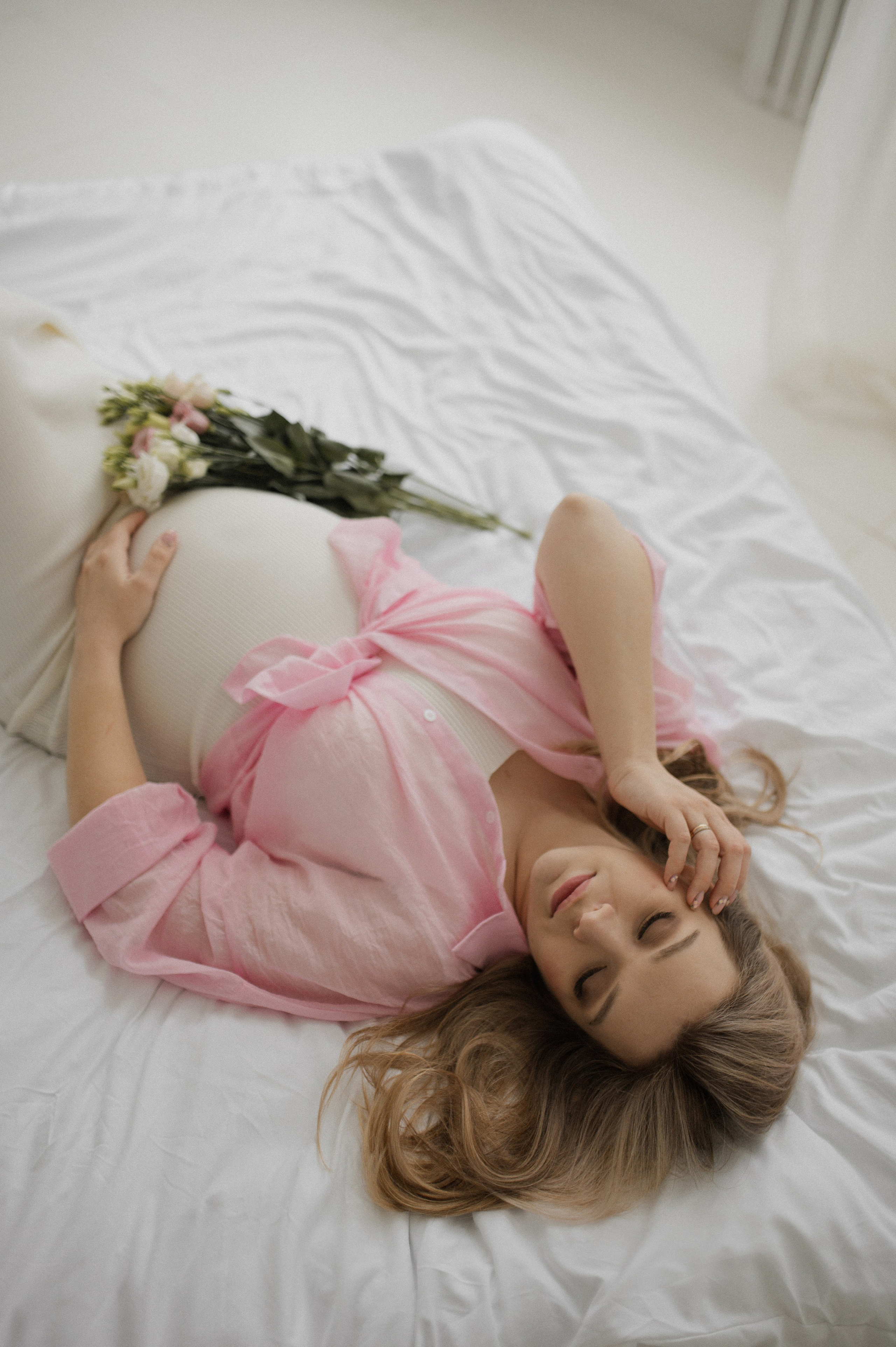 Оля в ожидании малыша. Семейная фотосессия Бутово Москва фотограф Алина Морщагина