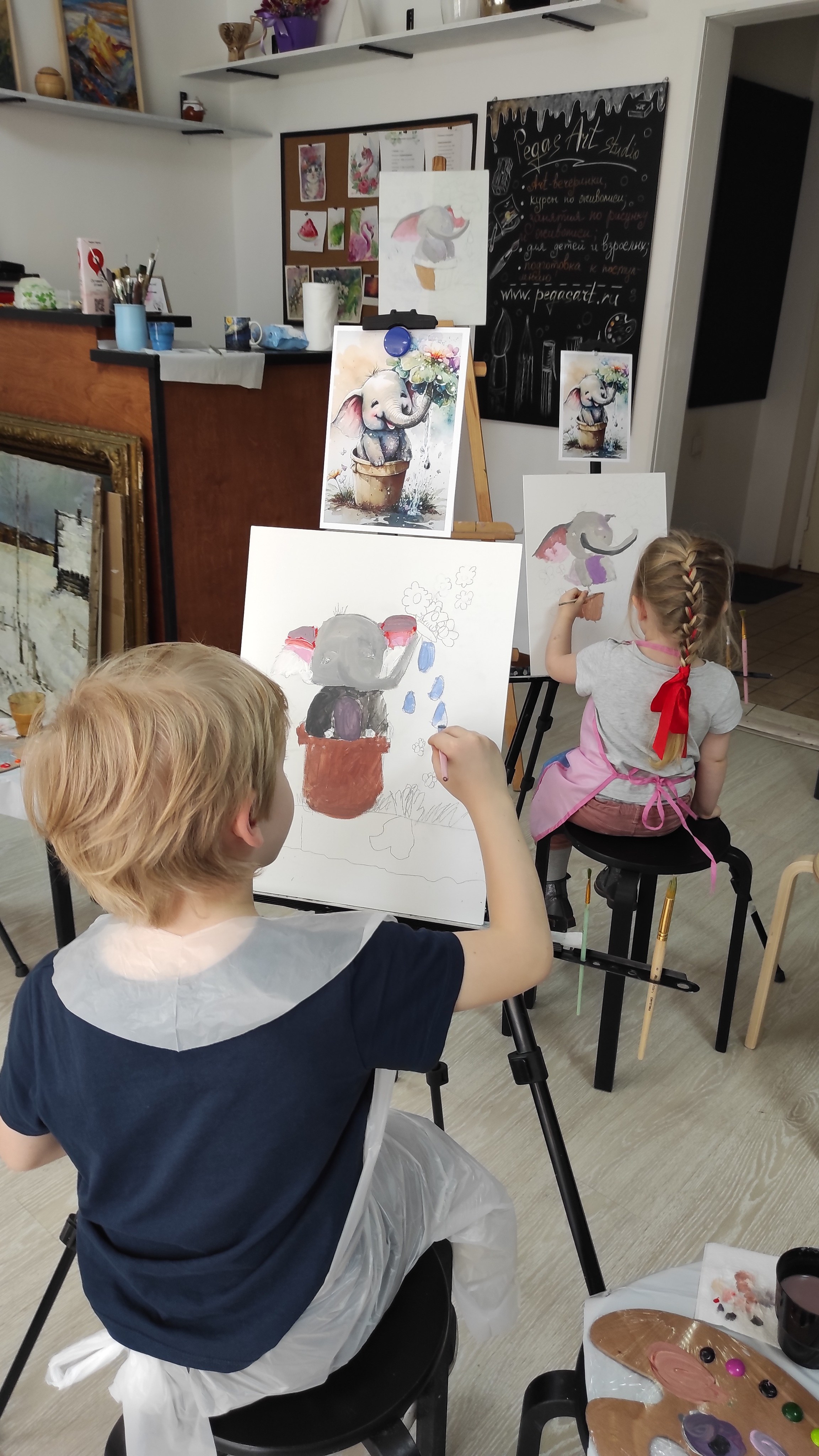 Арт-вечеринки. Арт-вечеринки и мастер-классы в Москве для взрослых и детей