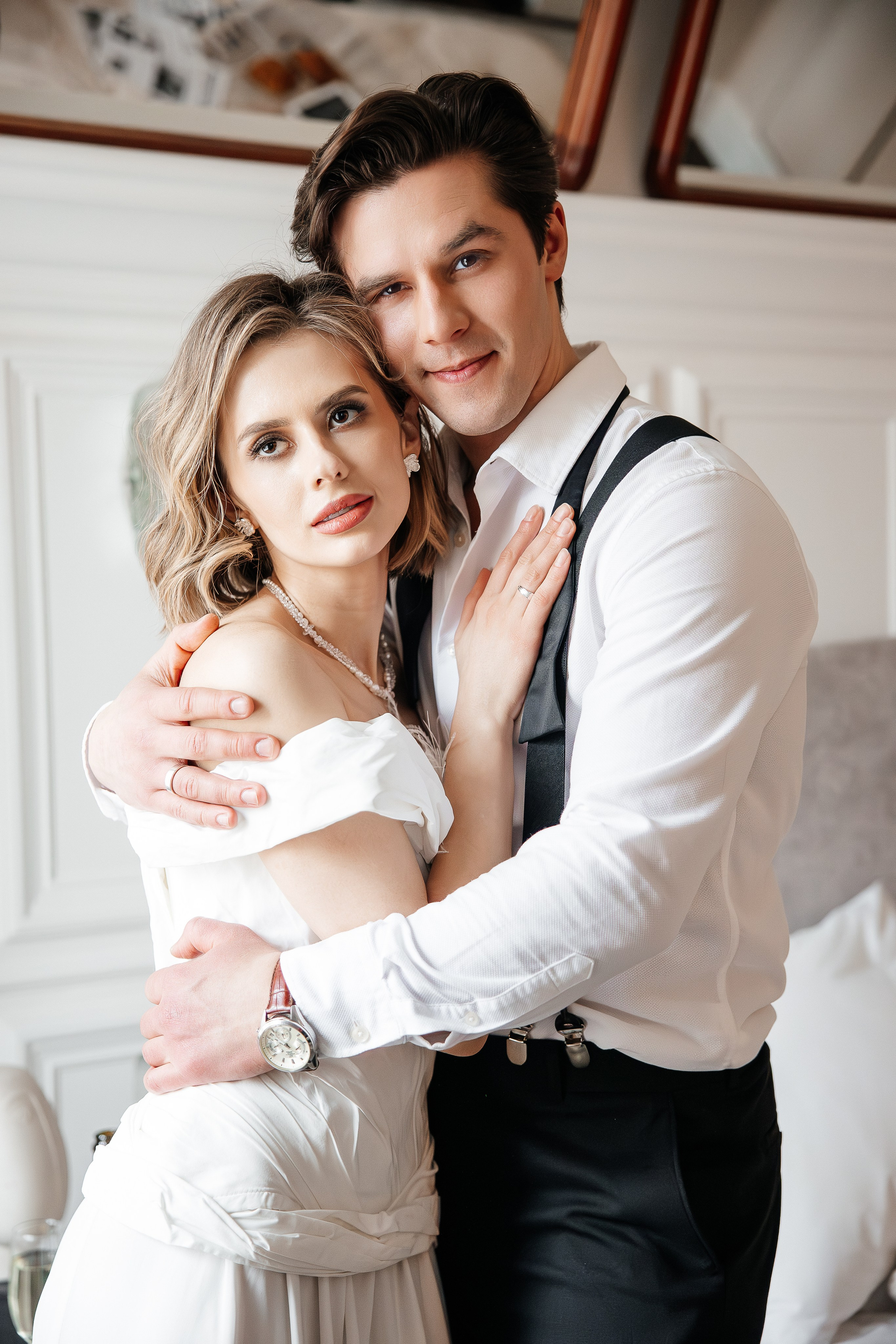 Утро жениха и невесты в отеле. Свадебный и семейный фотограф в Москве Красинская Мария