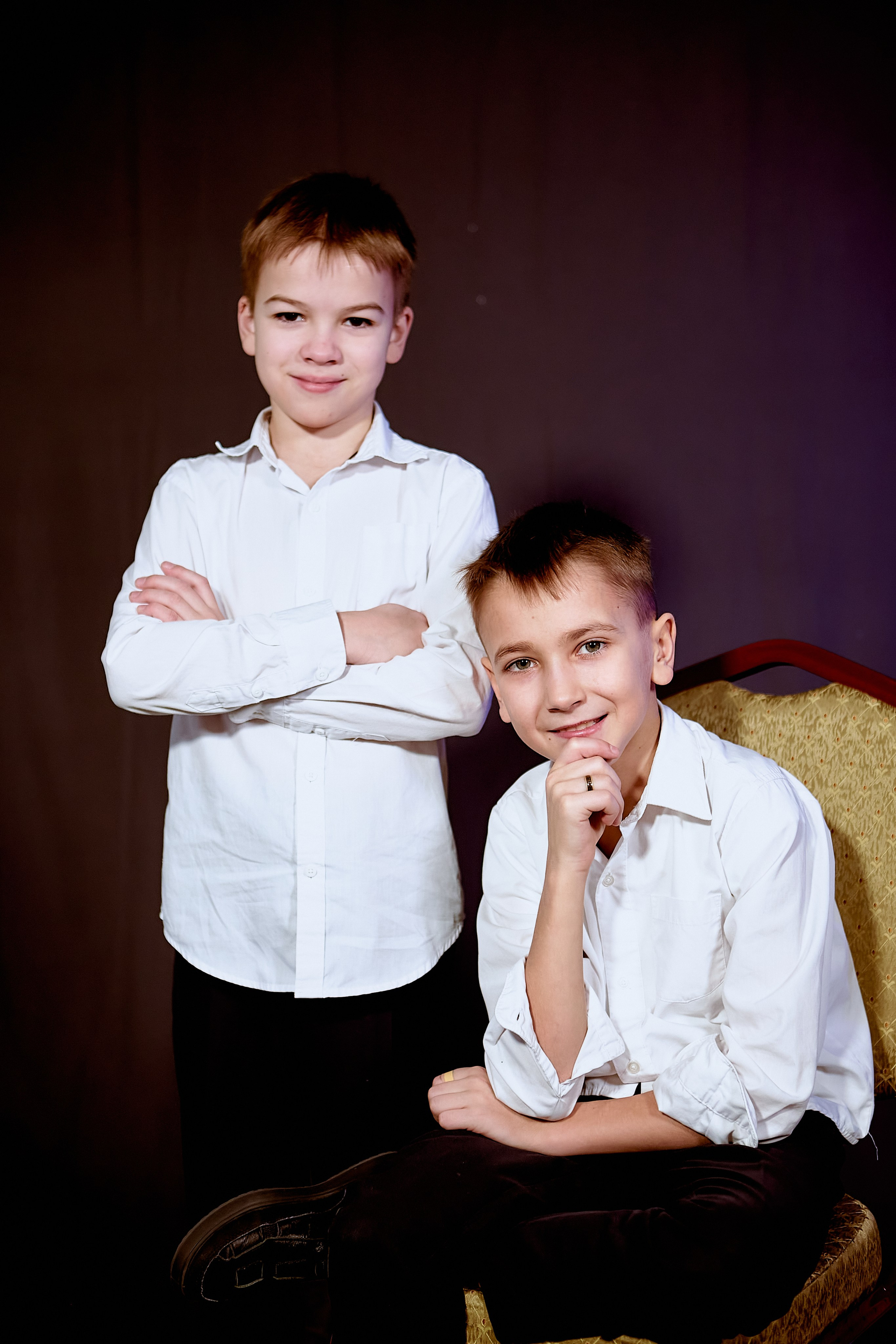 Школьный портрет для фотокниги.