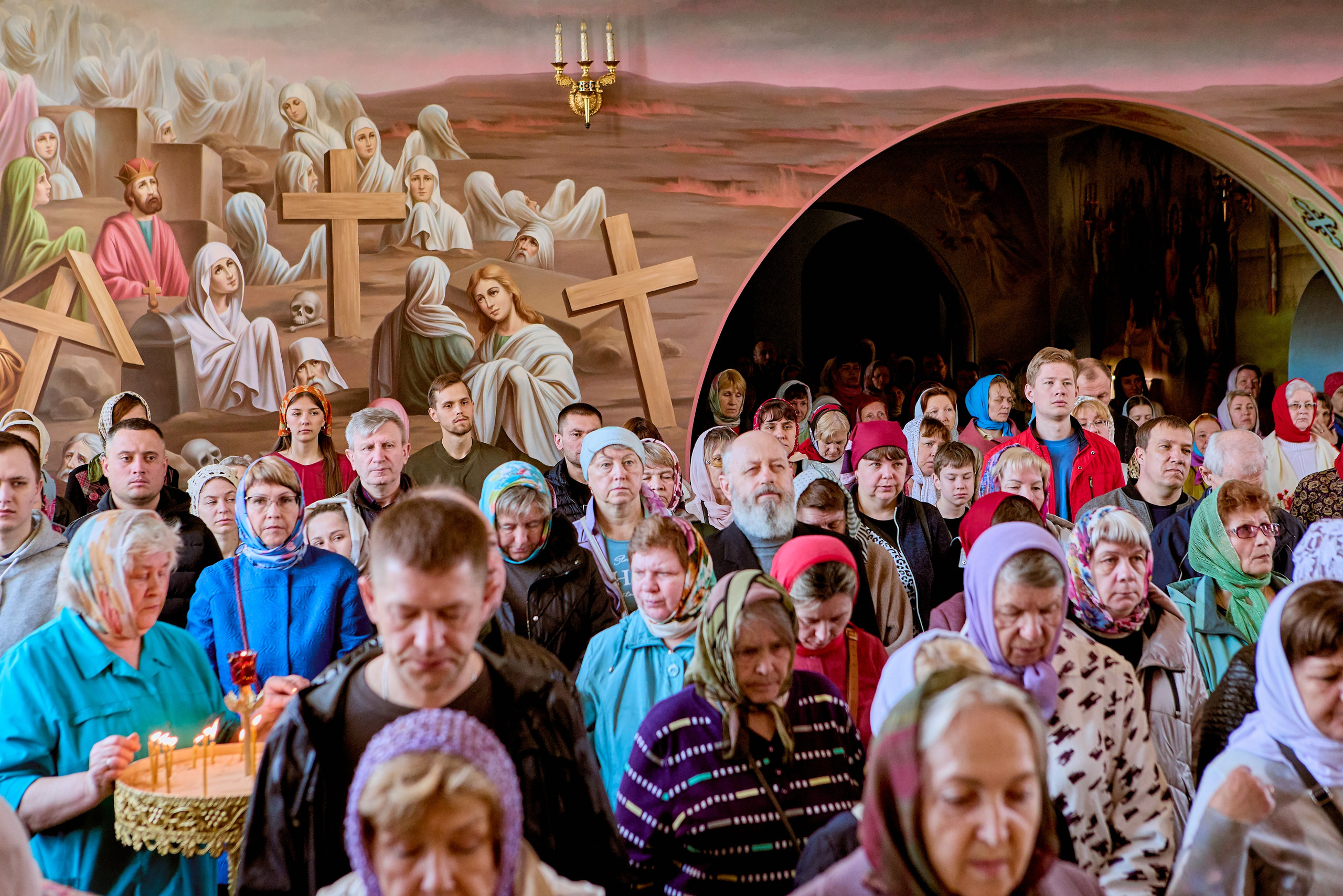 Фотографии Литургии в Праздник Святых Жен Мироносиц