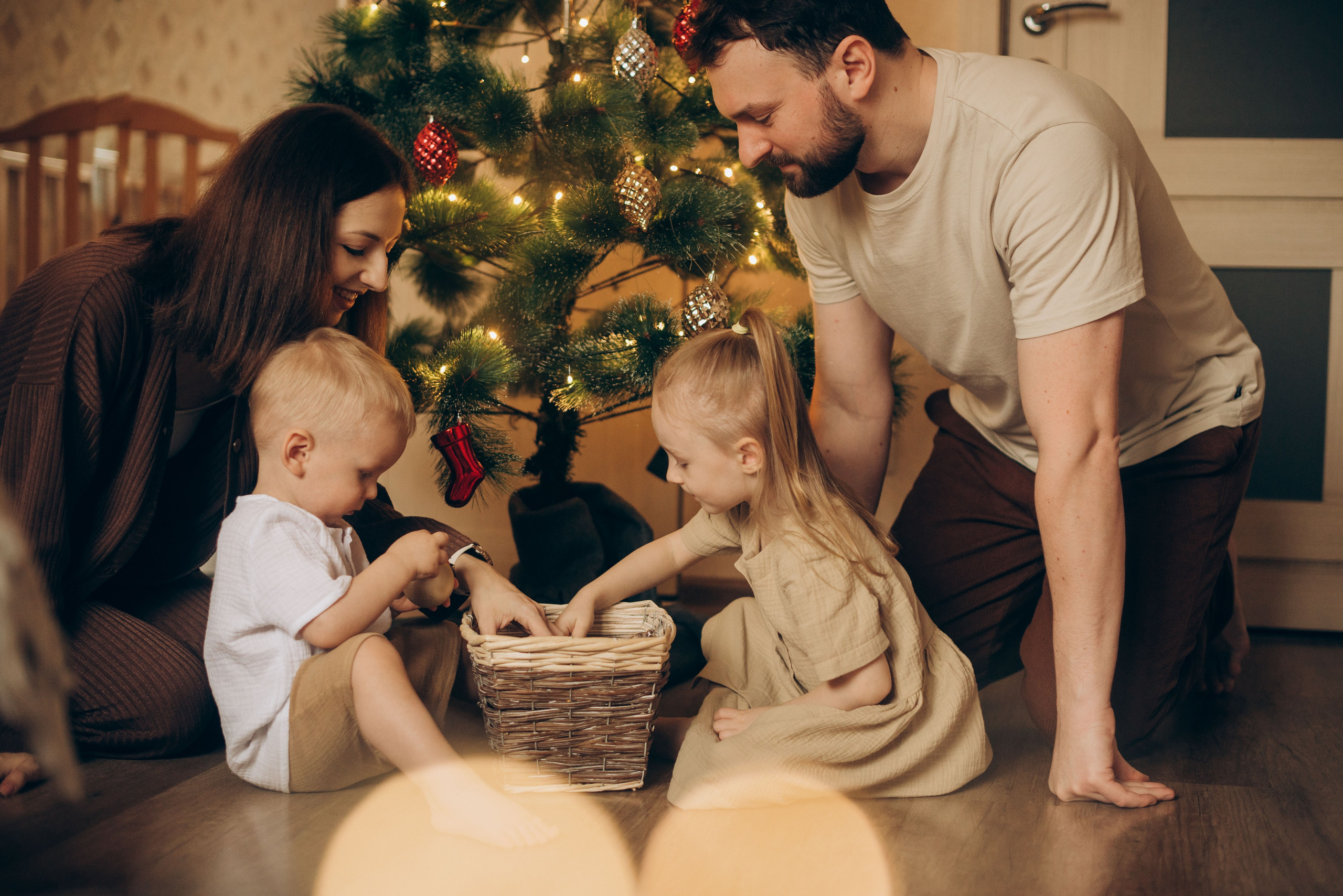 Домашние новогодние истории. Семейный фотограф в Домодедово и Москве Елена Пичугина
