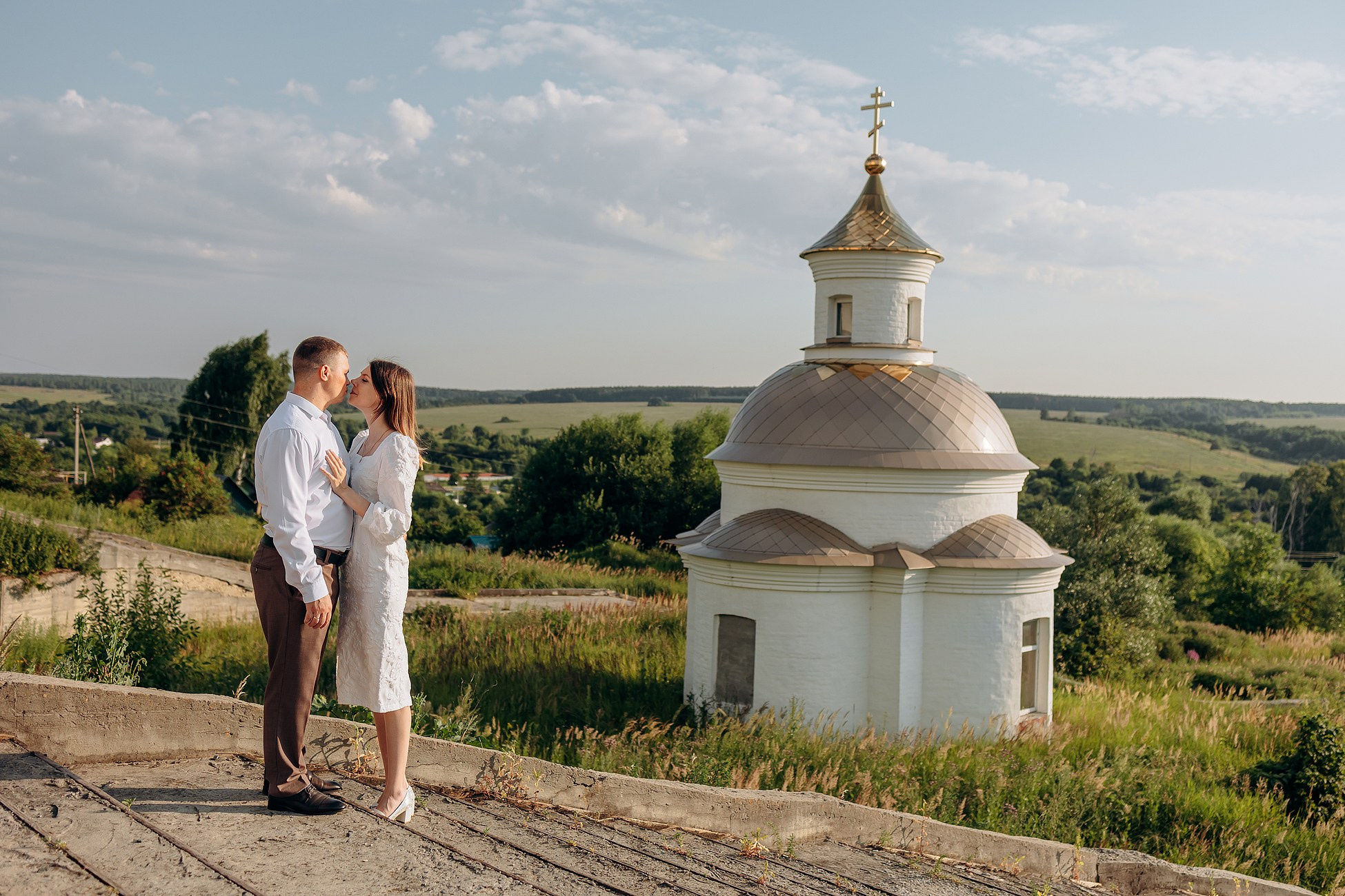 Венчание в Храме в Большой Валяевке. Семейный фотограф в Пензе Мария Левина