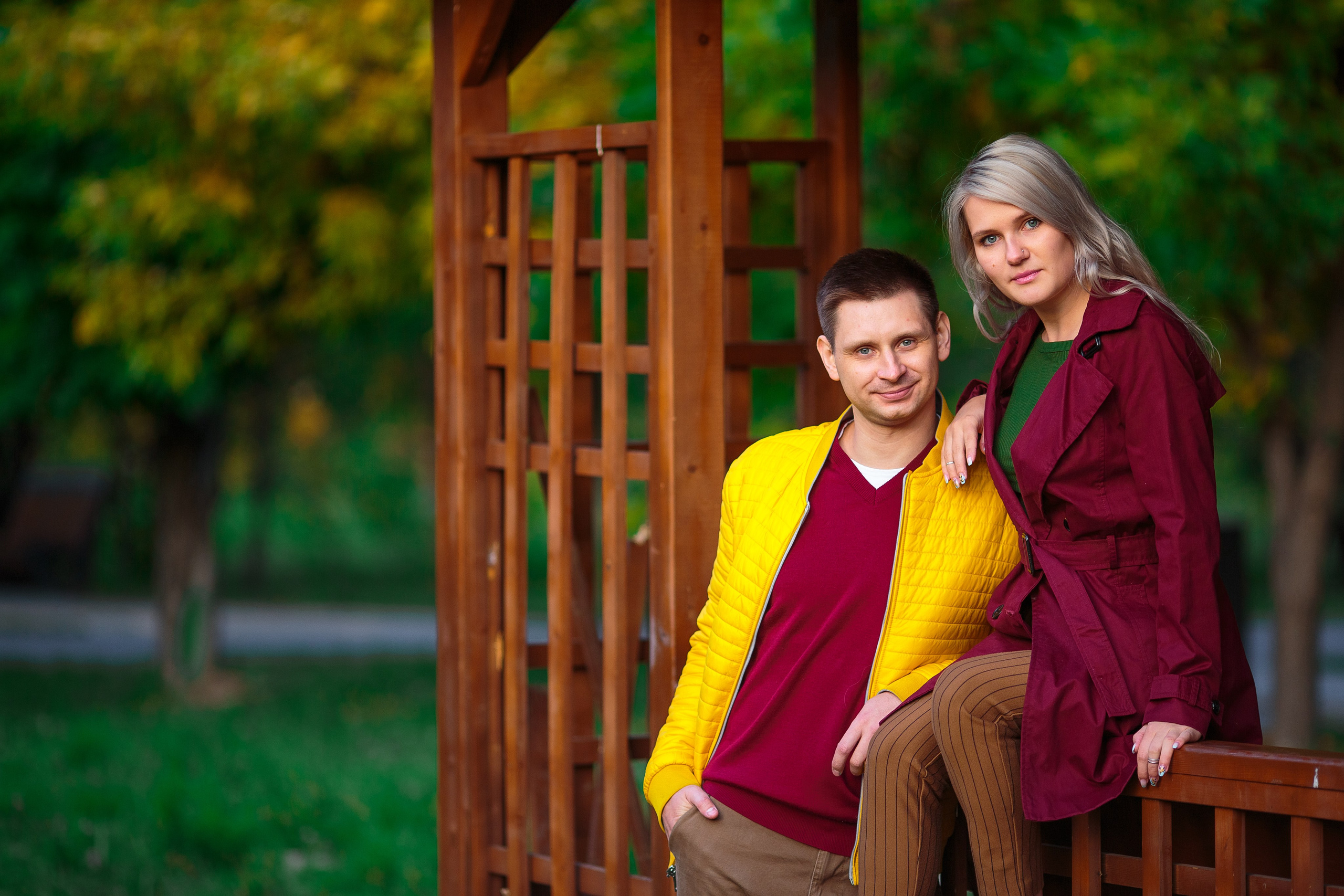 Осенняя фотосессия LoveStory. Свадебный и семейный фотограф в Алматы Алексей Балышев