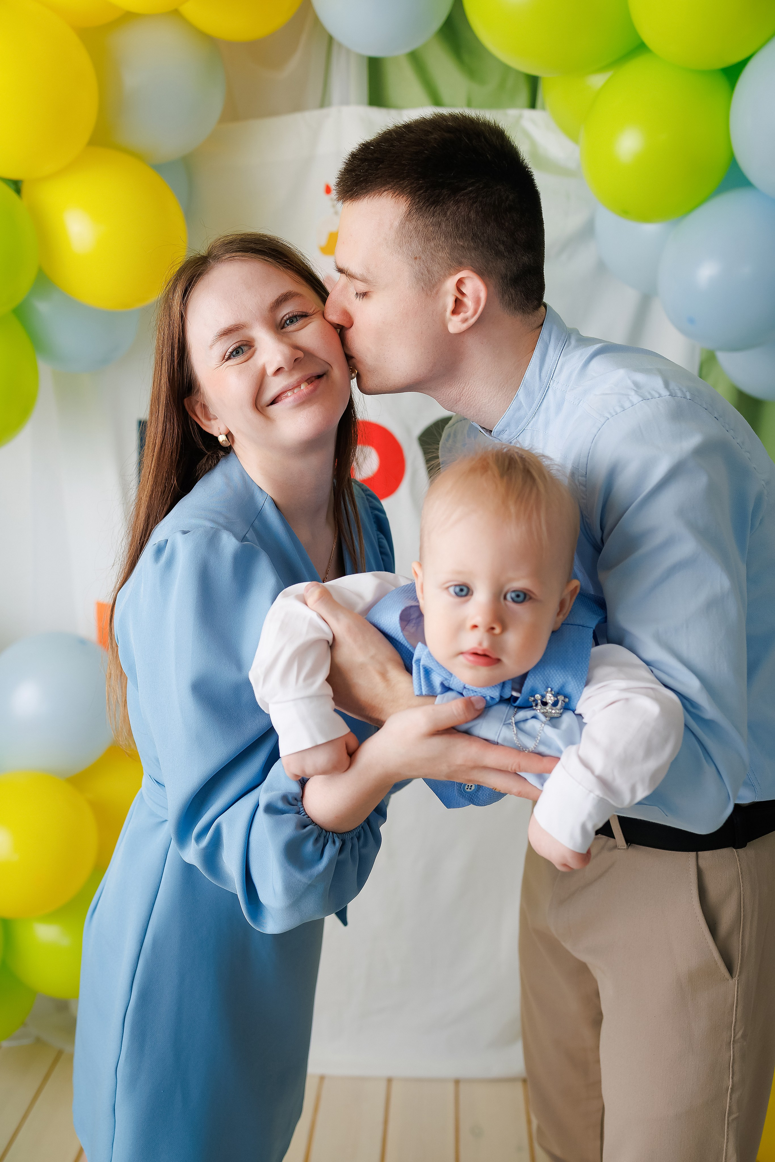 Сашеньке 1 годик. Фотограф новорожденный малышей Новосибирск