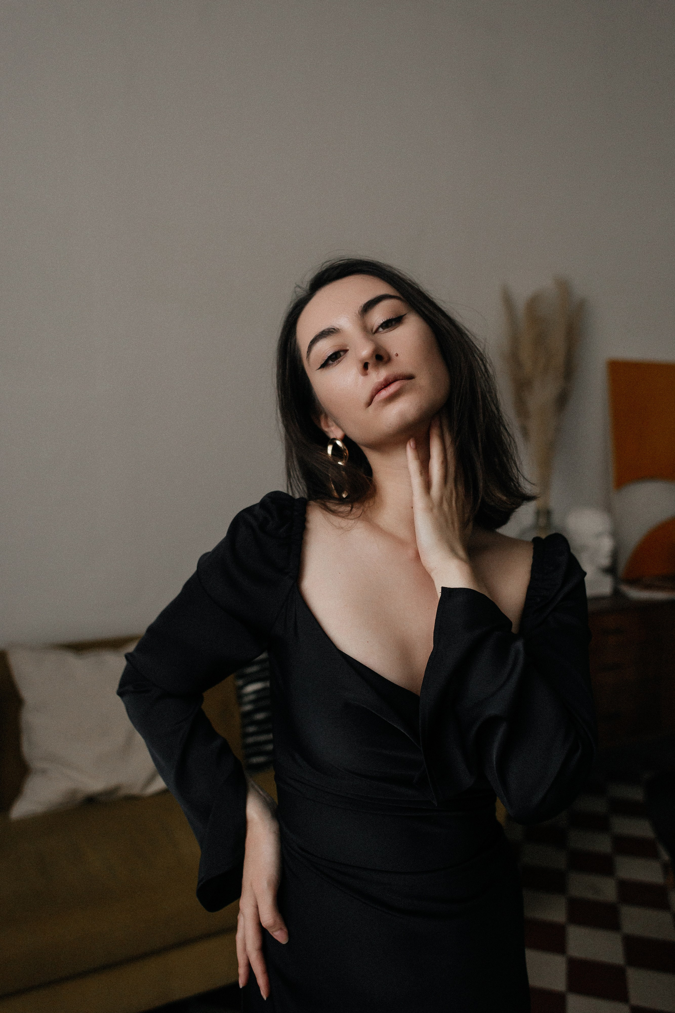 Девушка в черном платье — Лана. Свадебный фотограф в Нижнем Новгороде Генеральская Ира