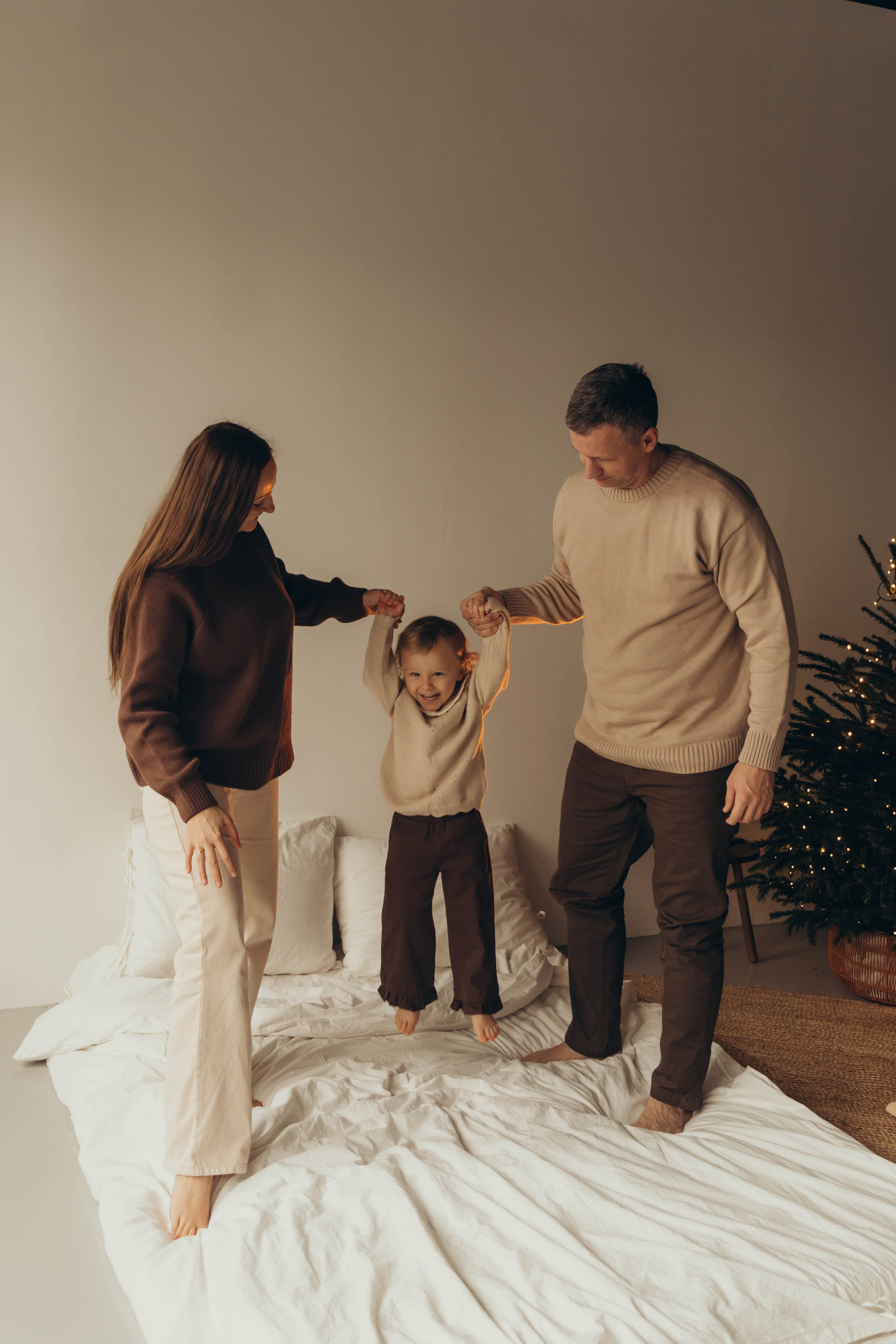 Екатерина, Николай и малышка Аня