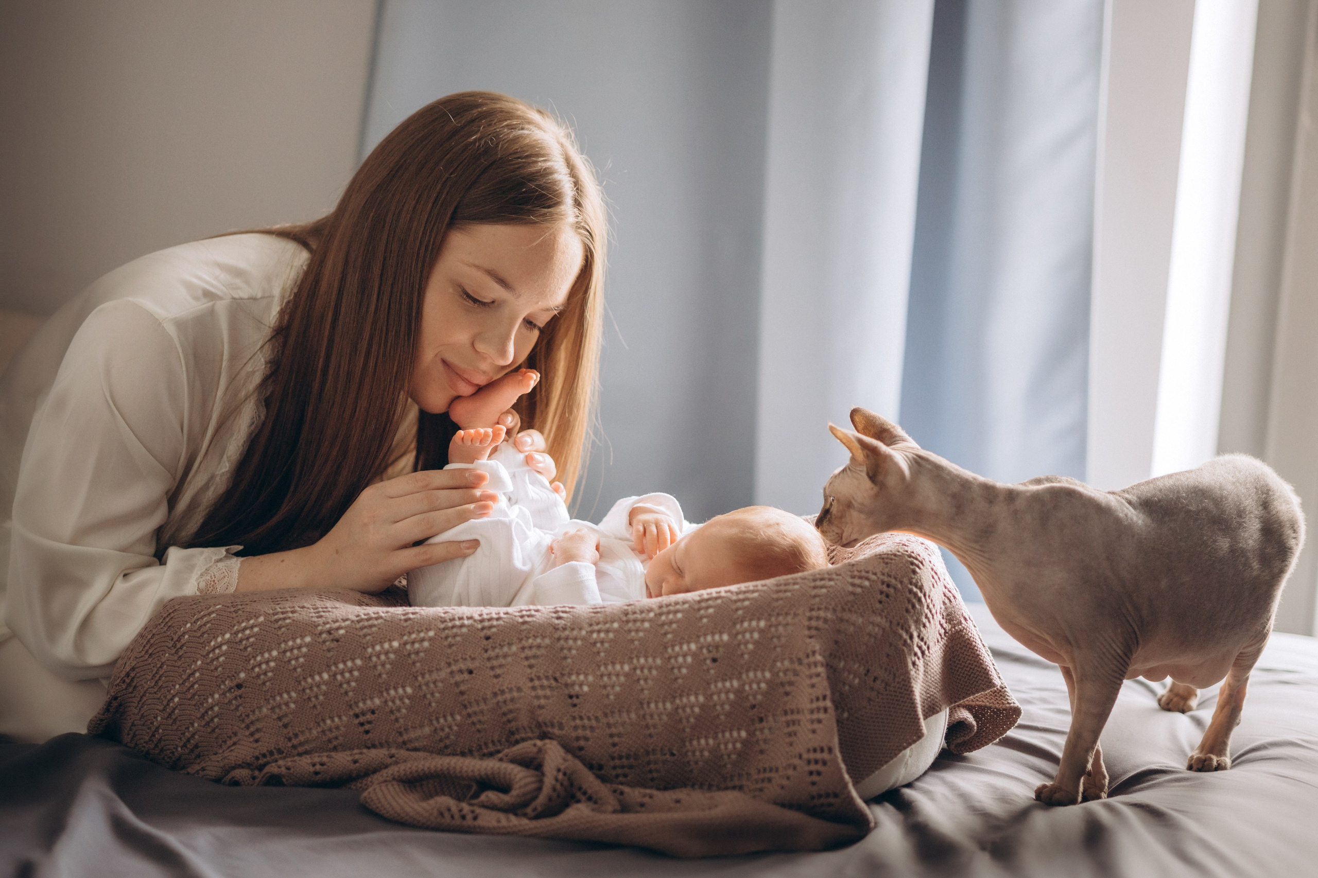 Льву 2 недельки. Семейный и детский фотограф, женский портрет Москва Светлана Мертикова