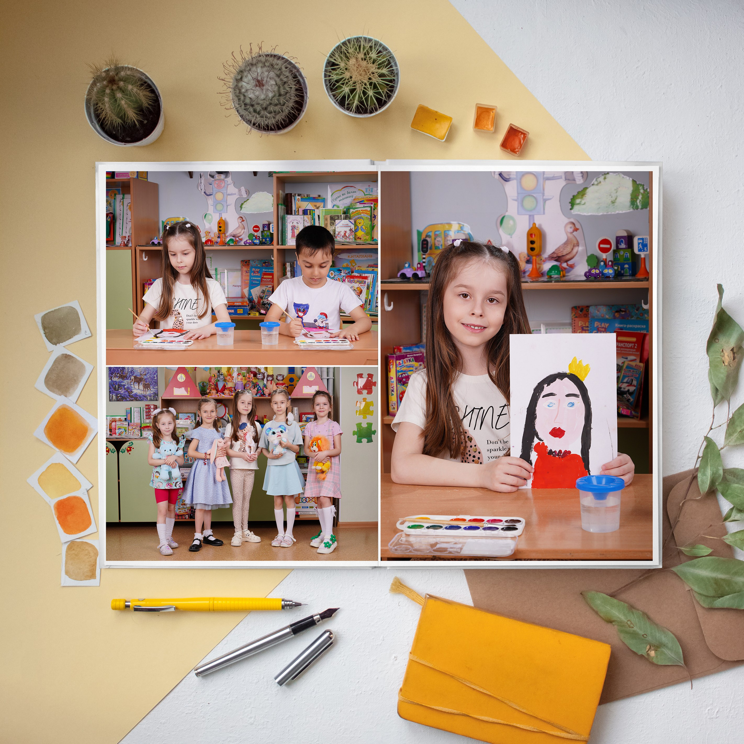 5500 ₽ (индивид. альбом + общие кадры). Выпускные альбомы в Набережных Челнах